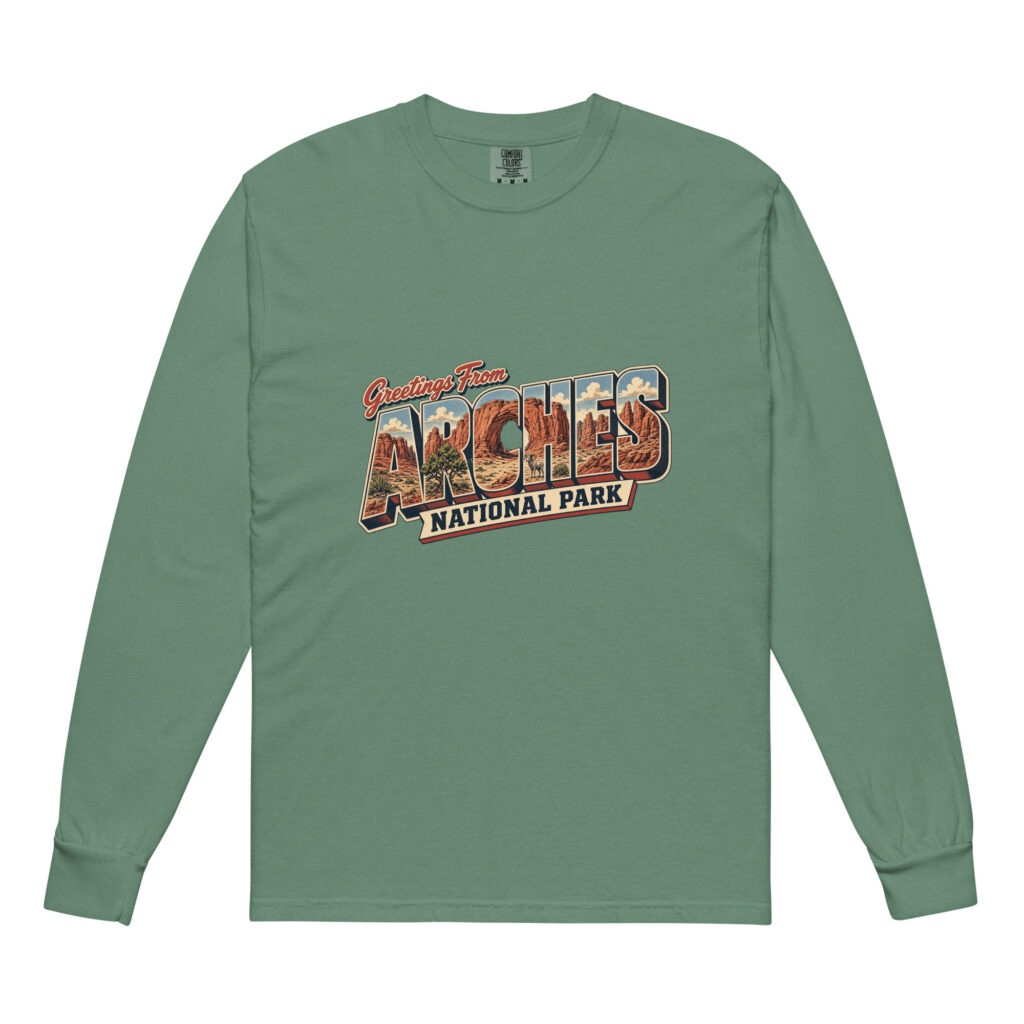 Arches National Park Postcard Long Sleeve