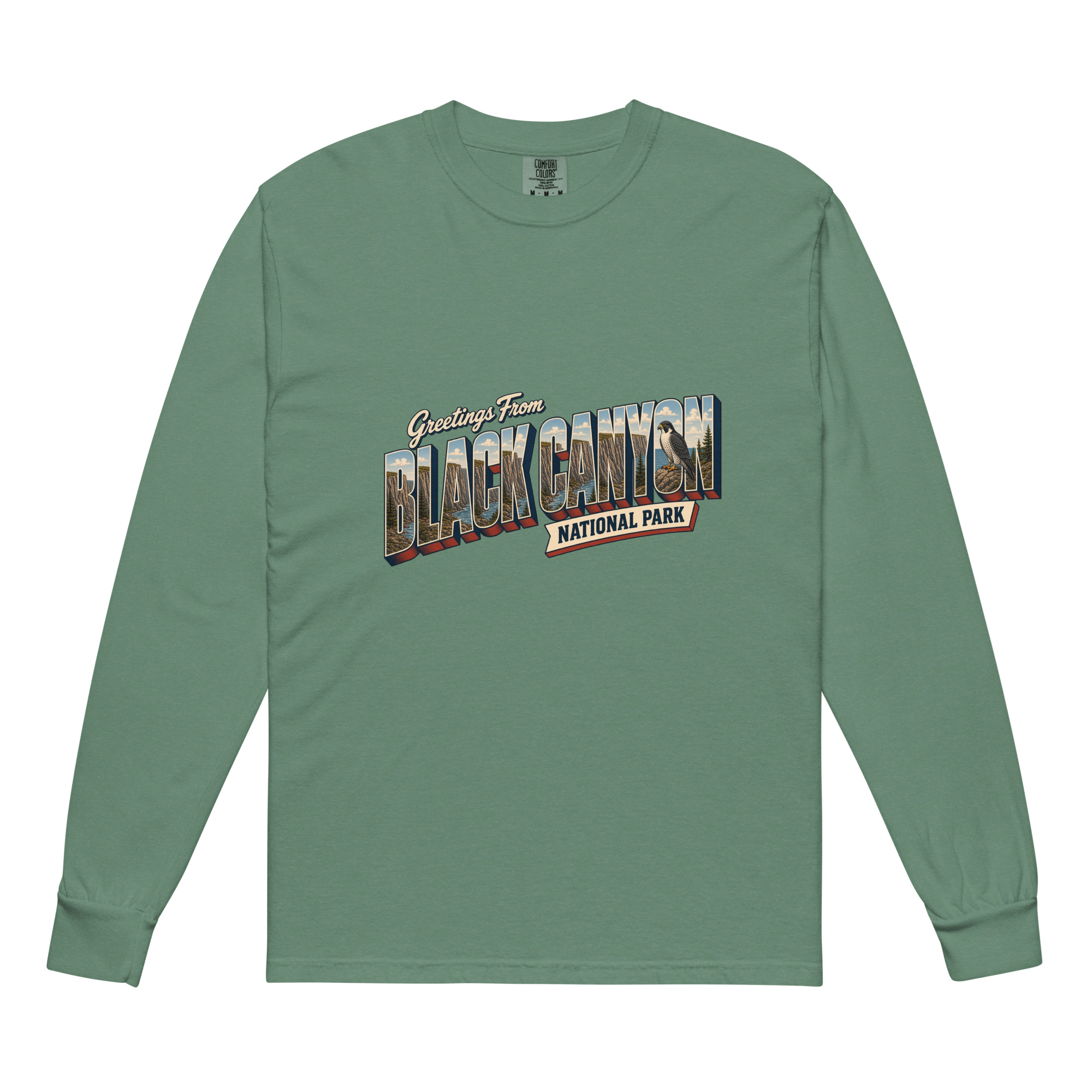 Black Canyon of the Gunnison National Park Postcard Long Sleeve - Image 4