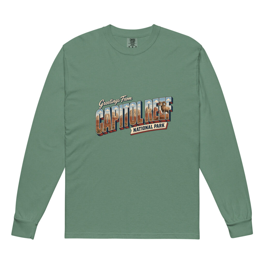 Capitol Reef National Park Postcard Long Sleeve