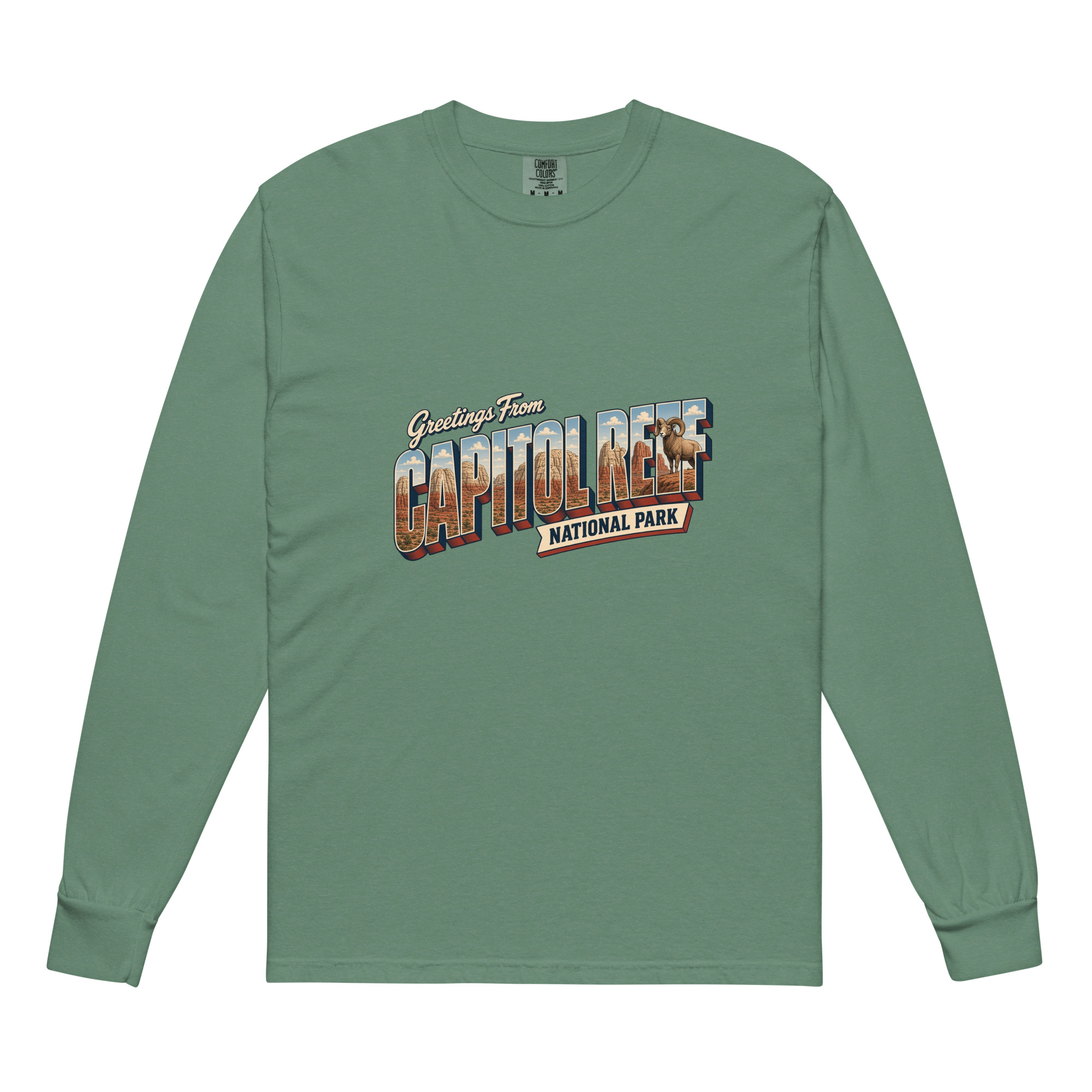 Capitol Reef National Park Postcard Long Sleeve