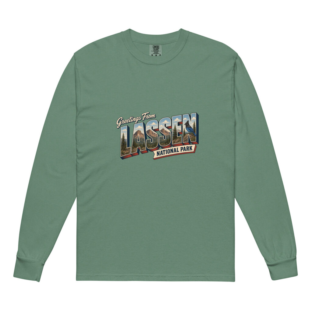 Lassen Volcanic National Park Postcard Long Sleeve