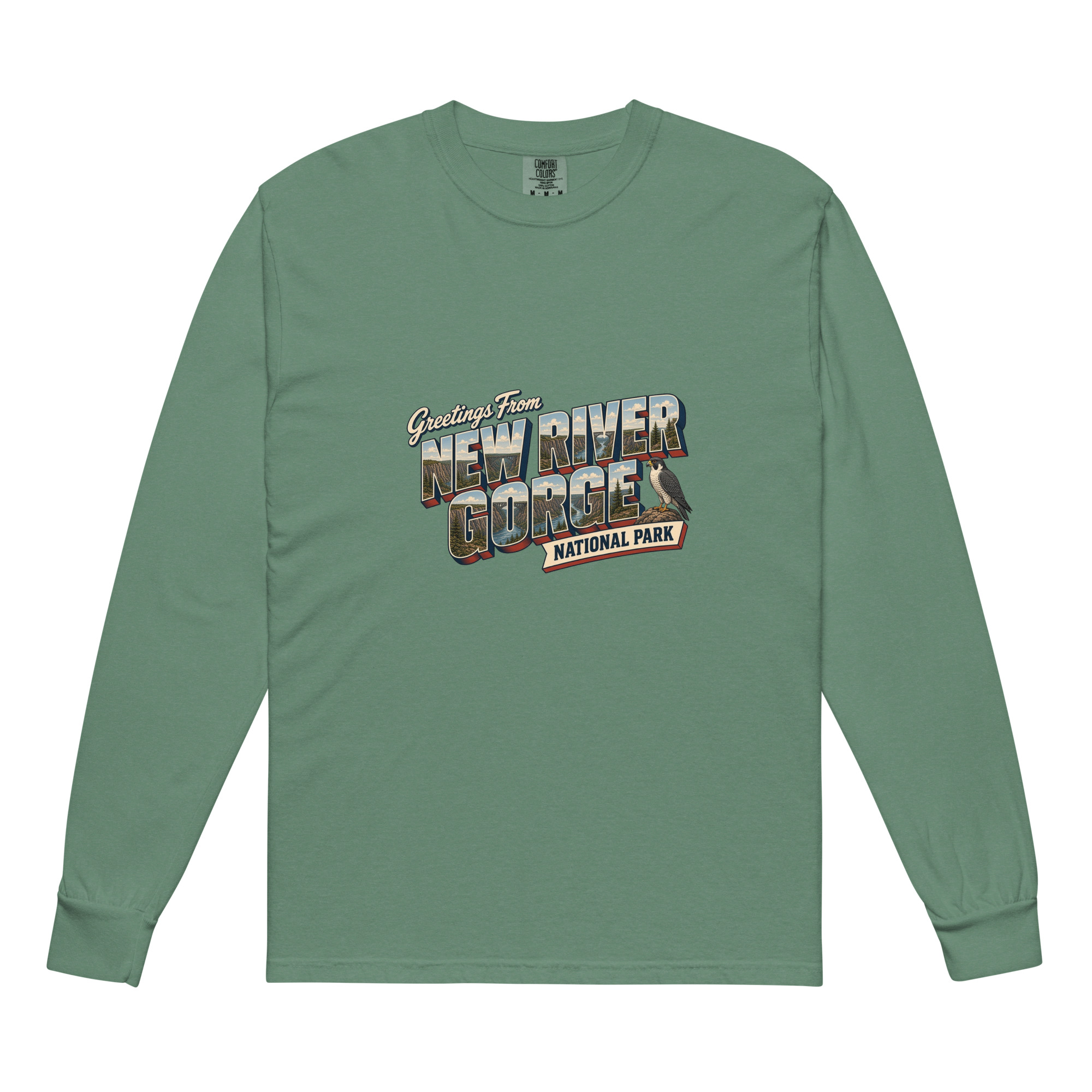 New River Gorge National Park Postcard Long Sleeve - Image 4