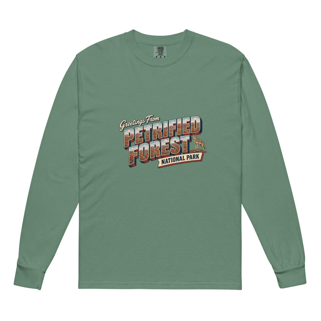 Petrified Forest National Park Postcard Long Sleeve