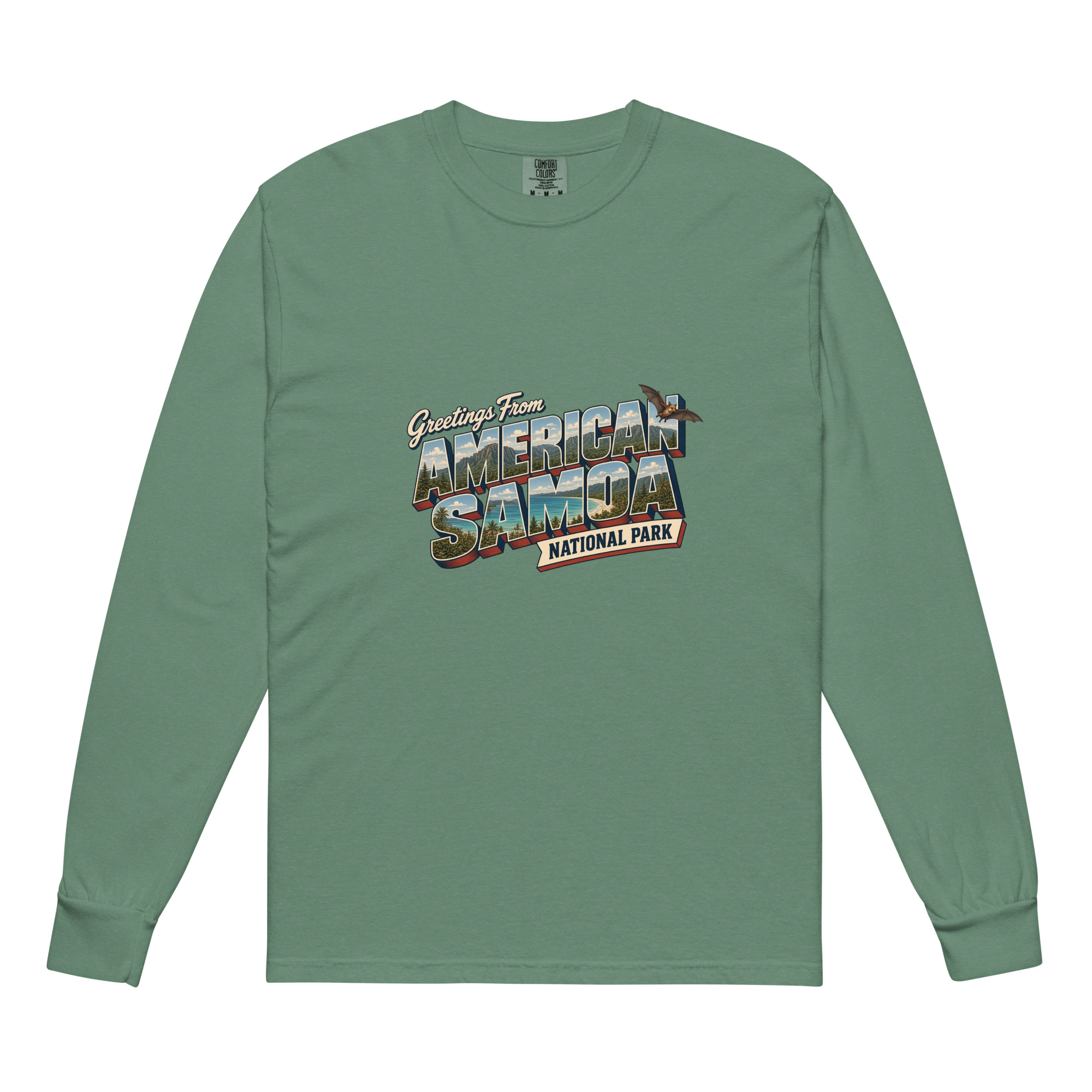American Samoa National Park Postcard Long Sleeve - Image 4