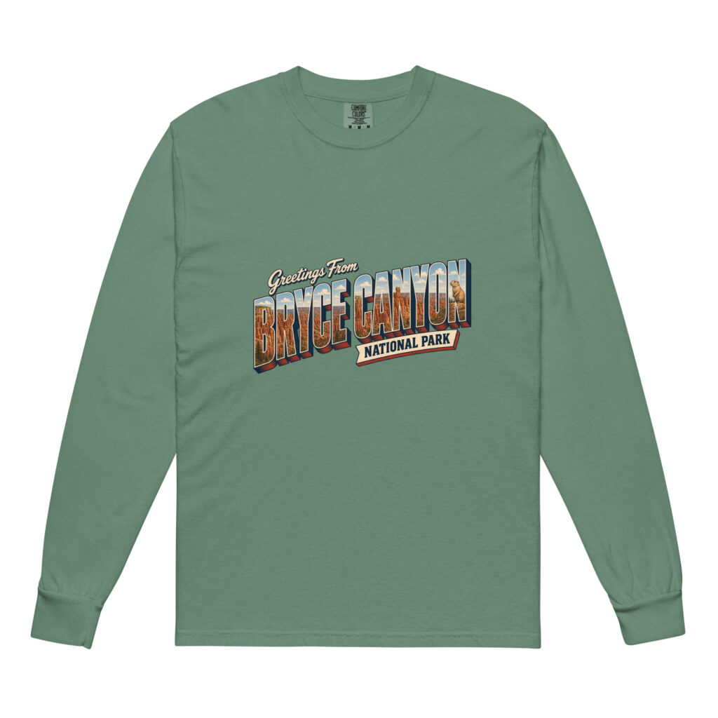 Bryce Canyon National Park Postcard Long Sleeve