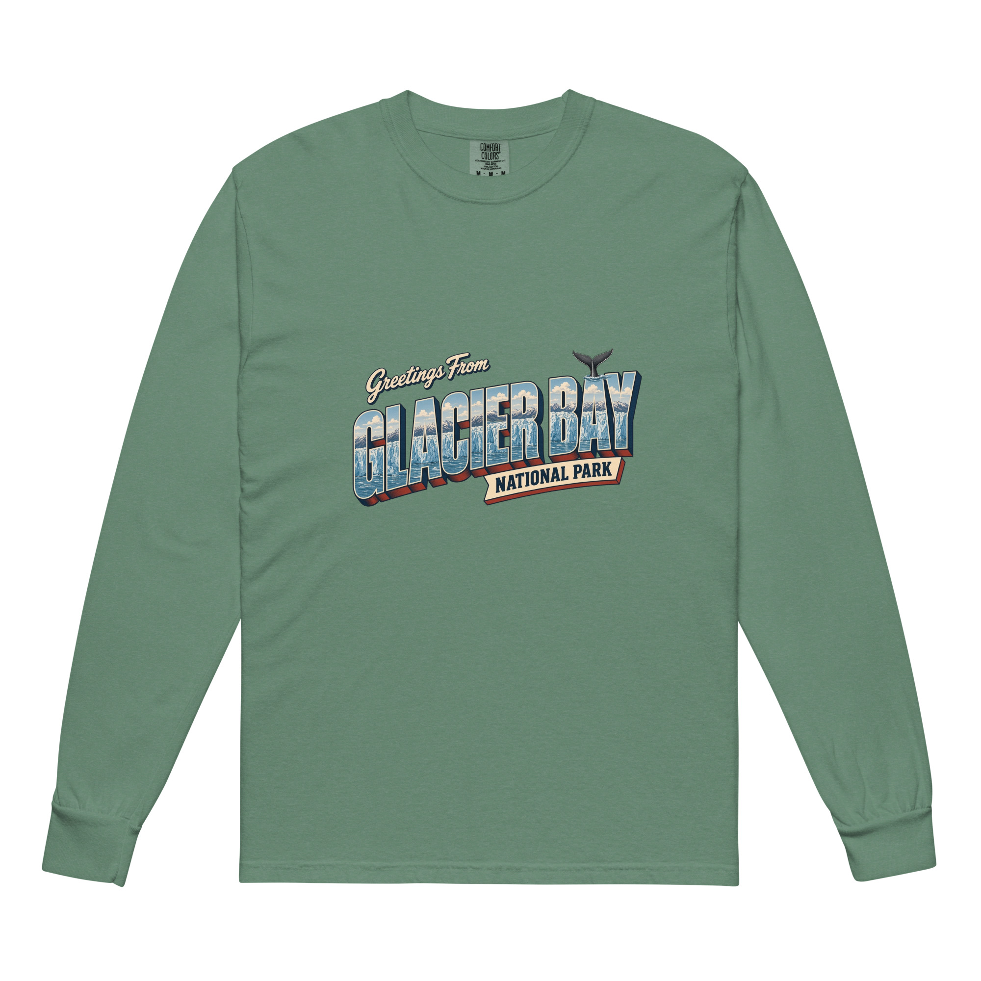 Glacier Bay National Park Postcard Long Sleeve - Image 4
