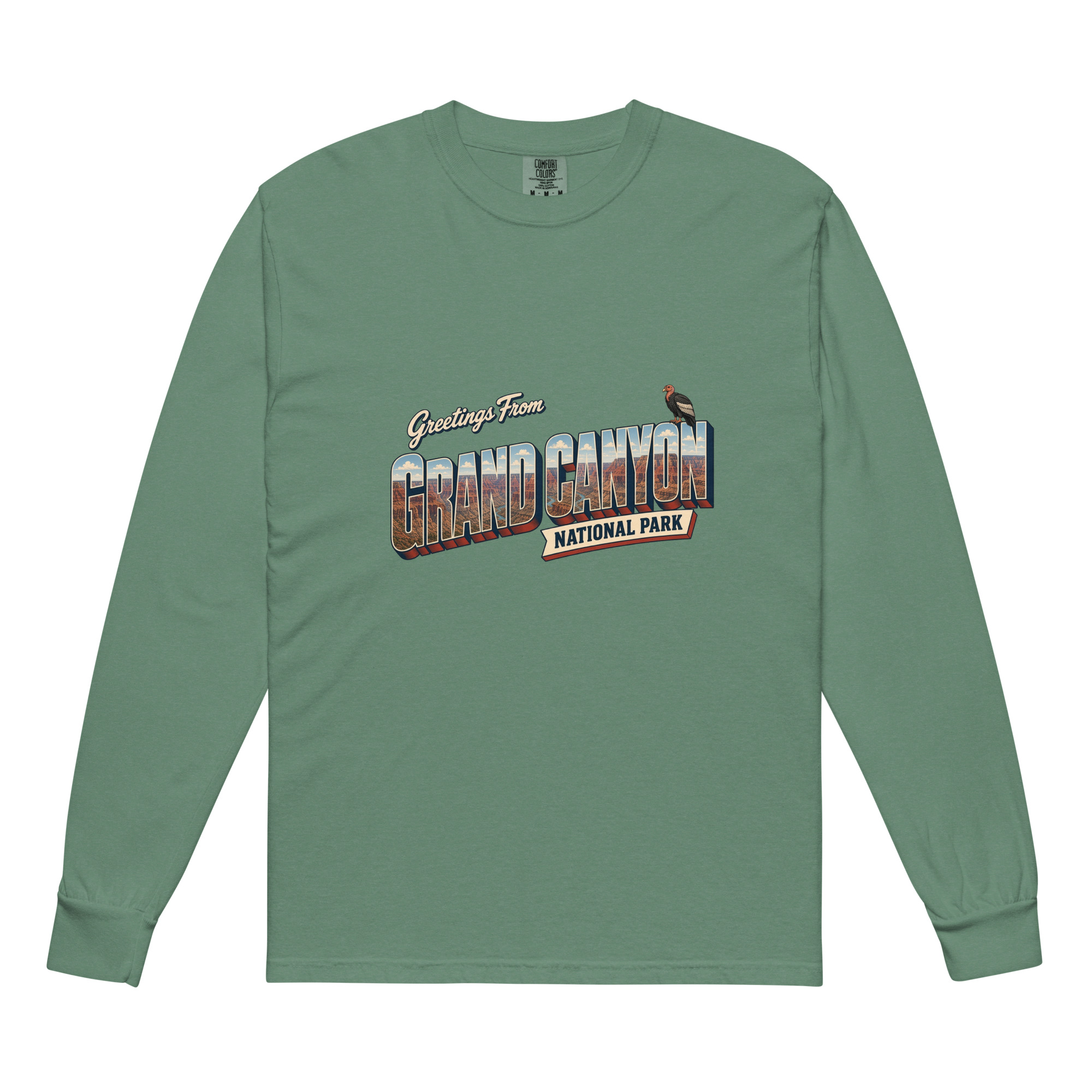 Grand Canyon National Park Postcard Long Sleeve