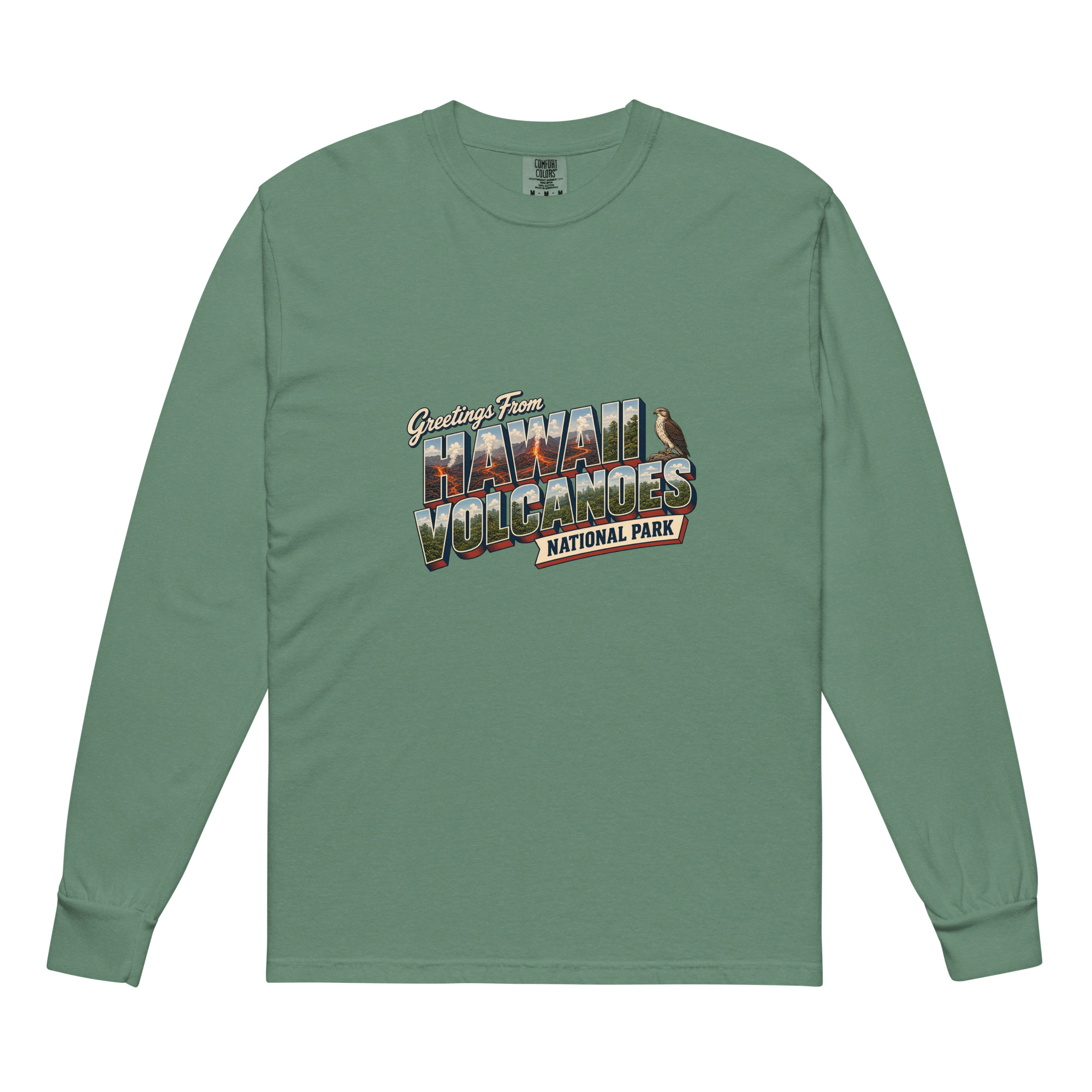 Hawaiʻi Volcanoes National Park Postcard Long Sleeve - Image 4