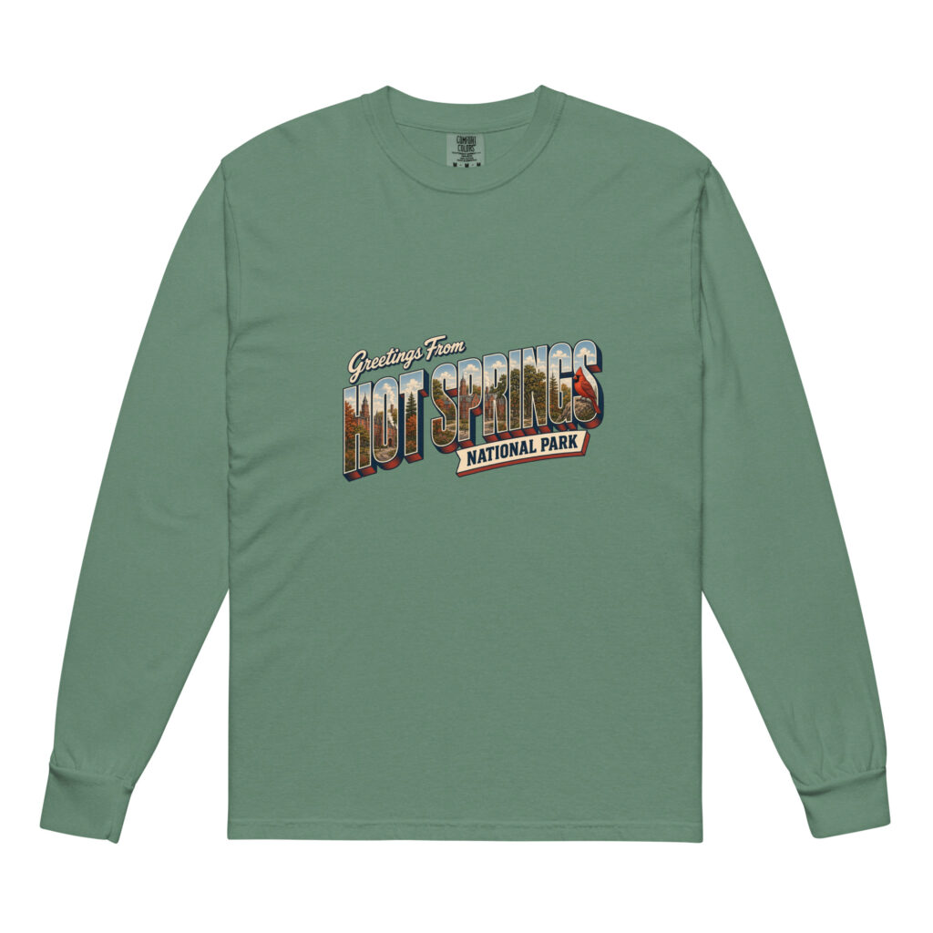 Hot Springs National Park Postcard Long Sleeve