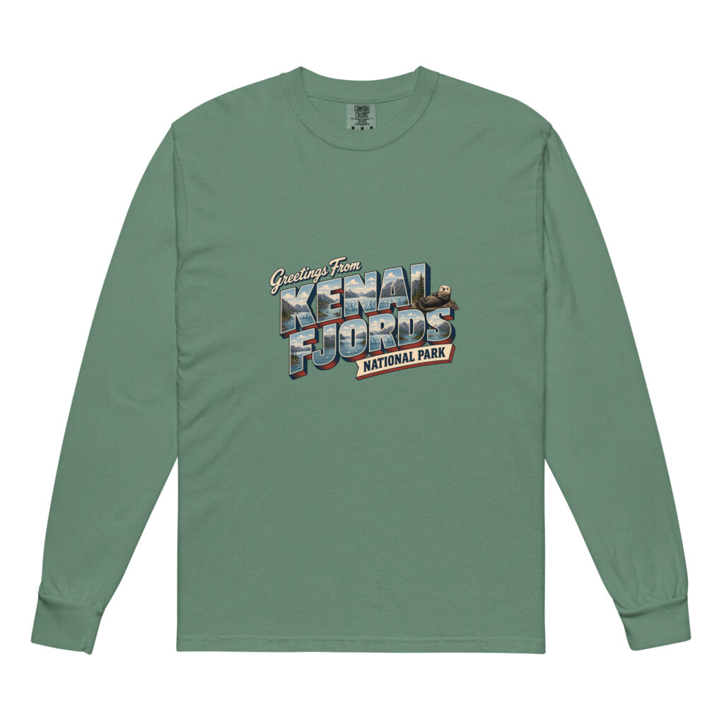 Kenai Fjords National Park Postcard Long Sleeve
