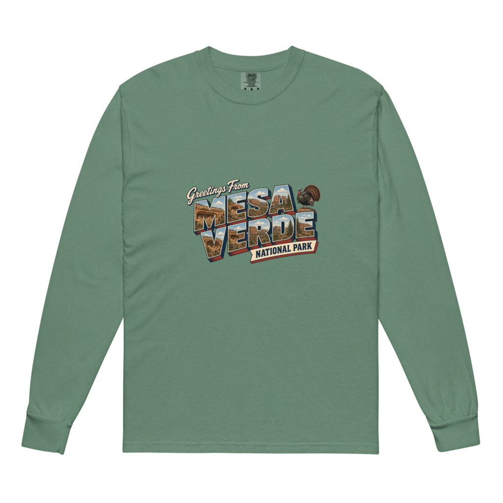 Mesa Verde National Park Postcard Long Sleeve