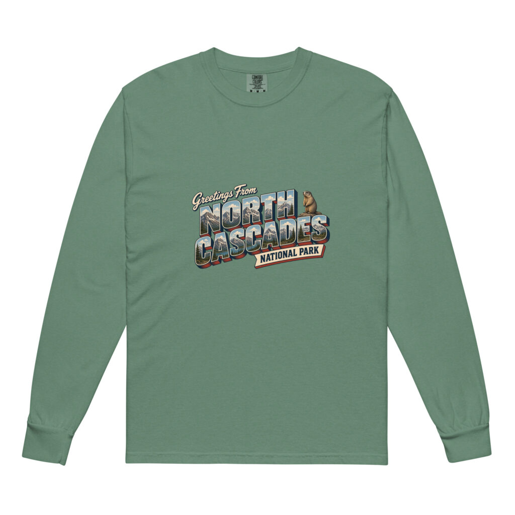 North Cascades National Park Postcard Long Sleeve