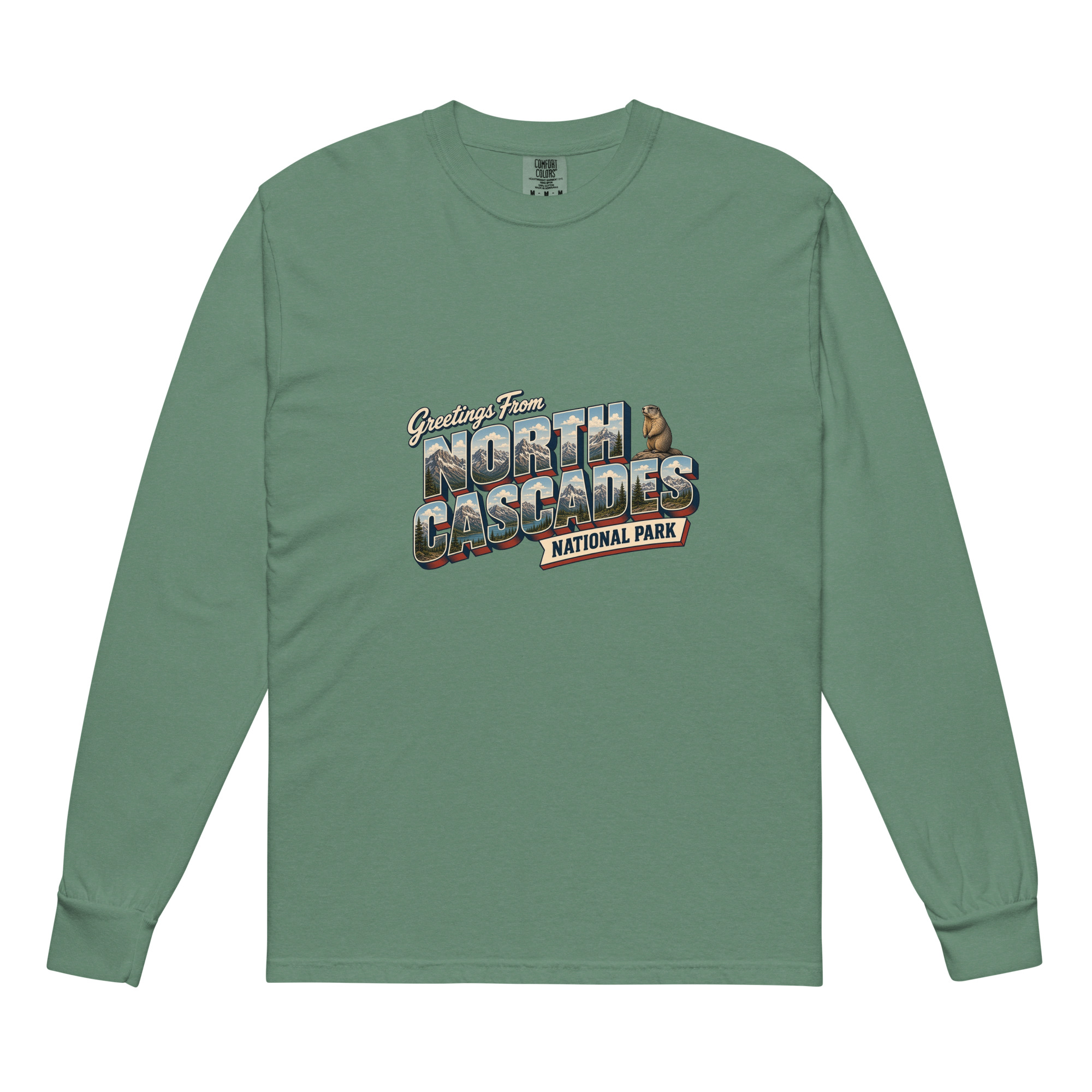 North Cascades National Park Postcard Long Sleeve
