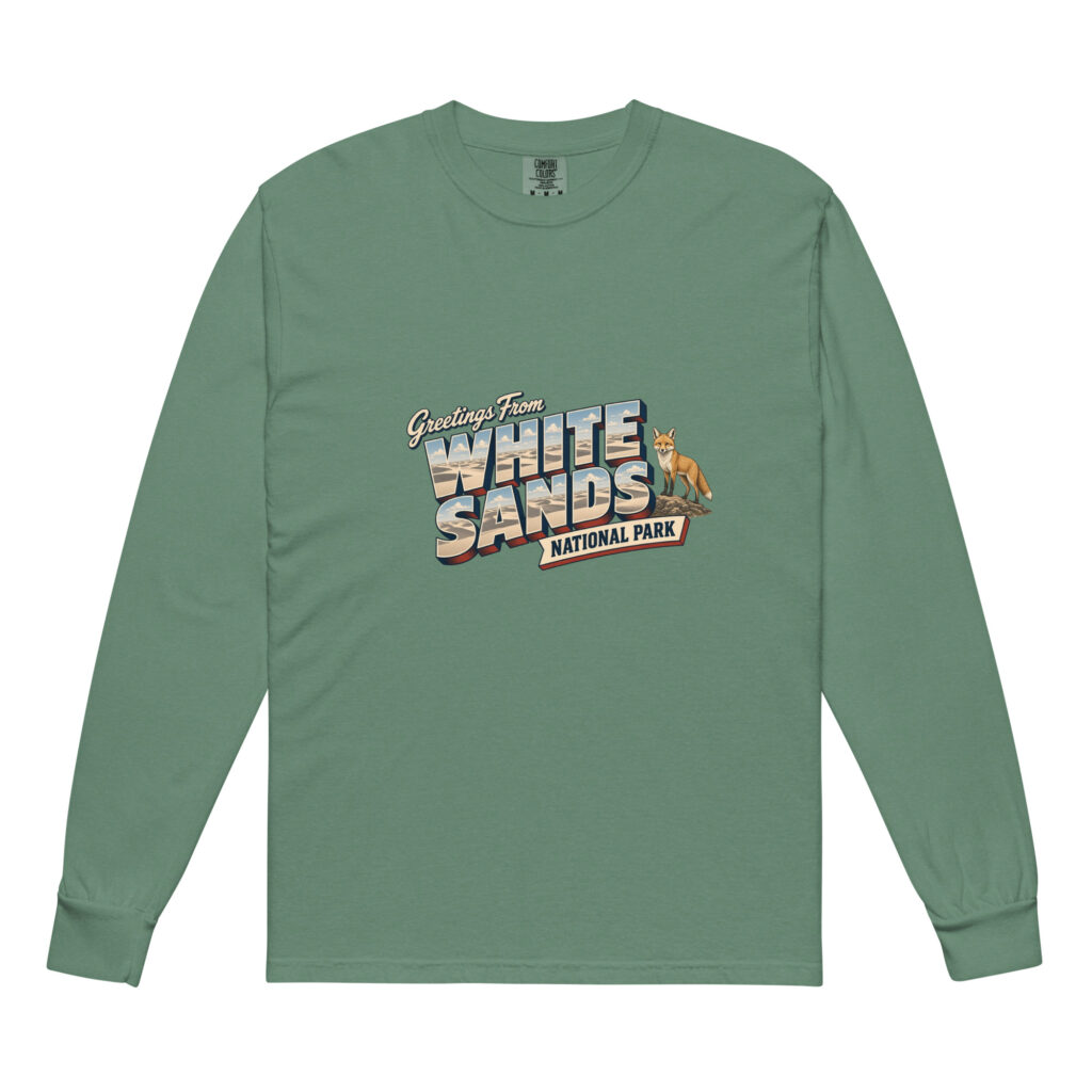 White Sands National Park Postcard Long Sleeve