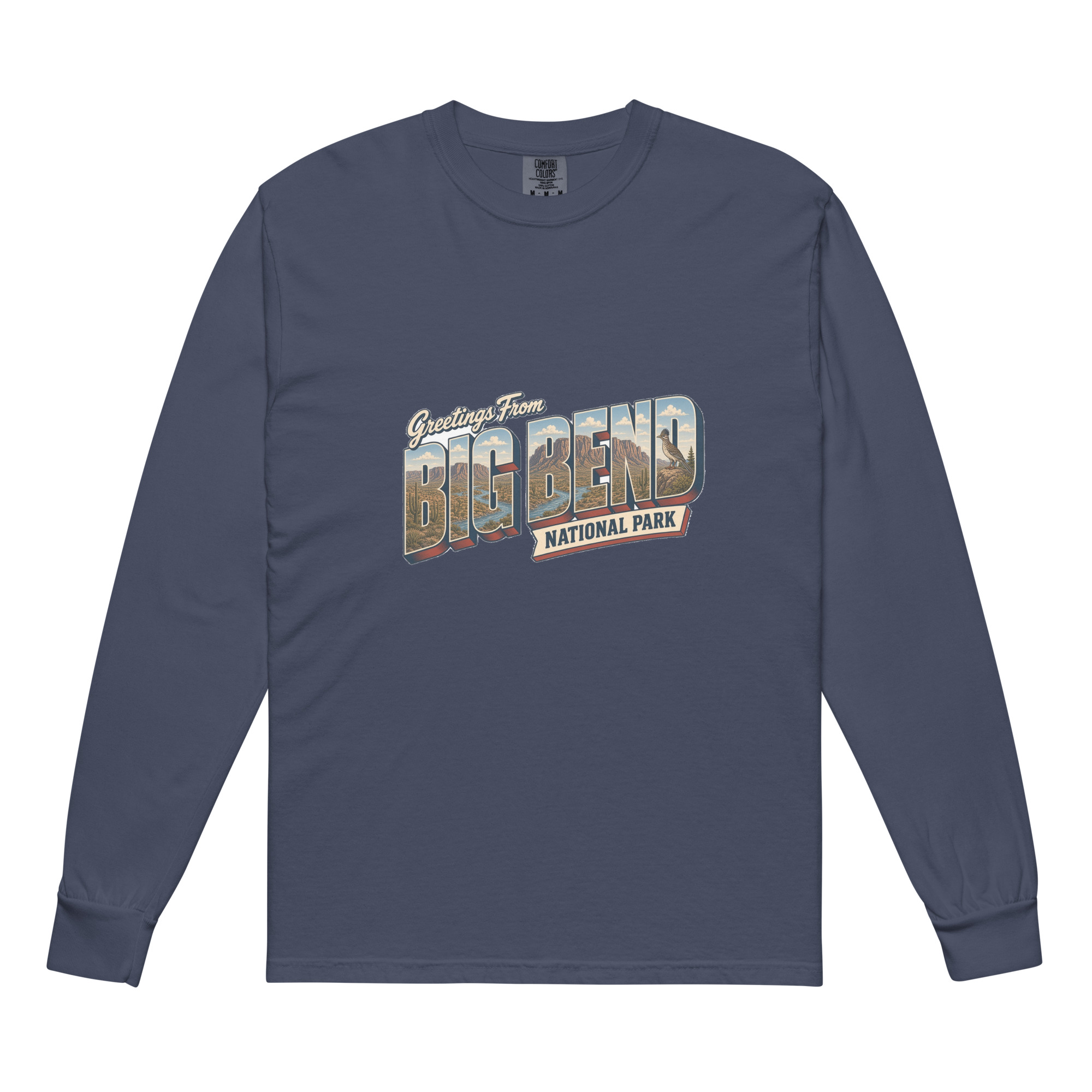Big Bend National Park Postcard Long Sleeve - Image 3