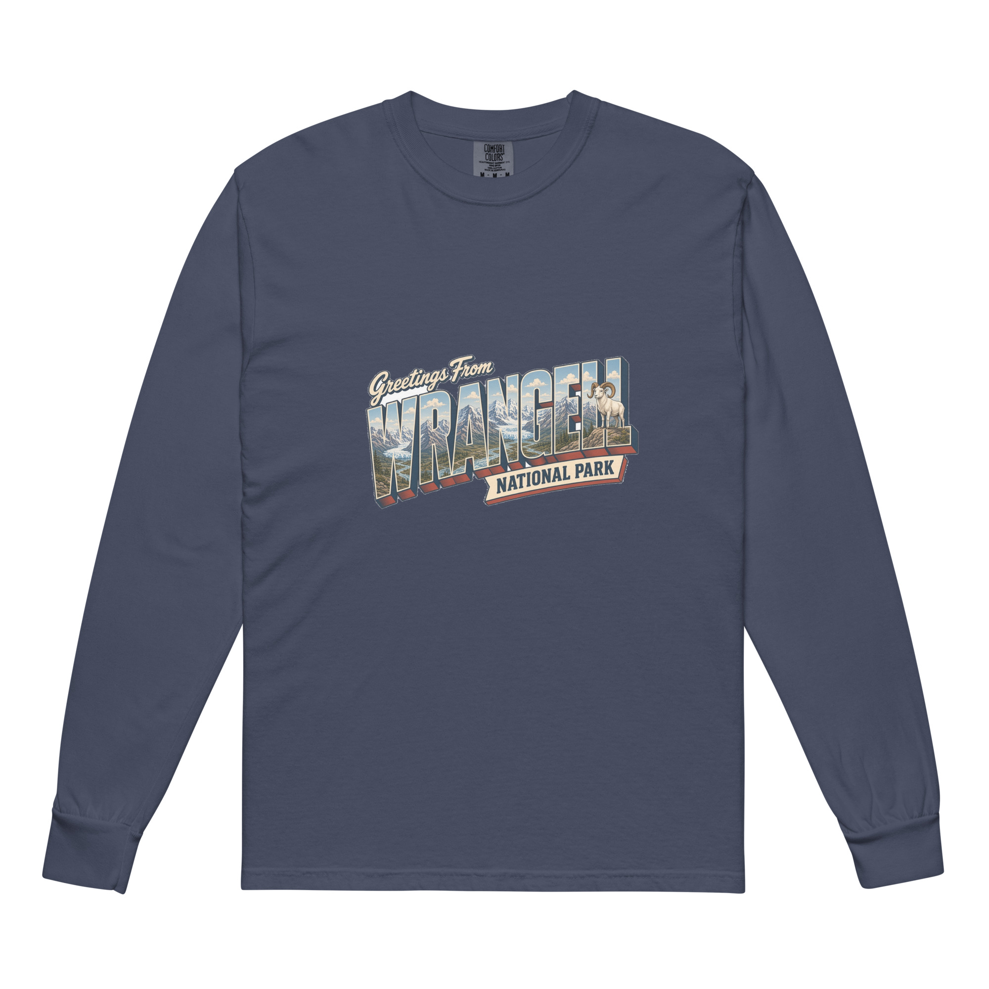 Wrangell–St. Elias National Park Postcard Long Sleeve - Image 3