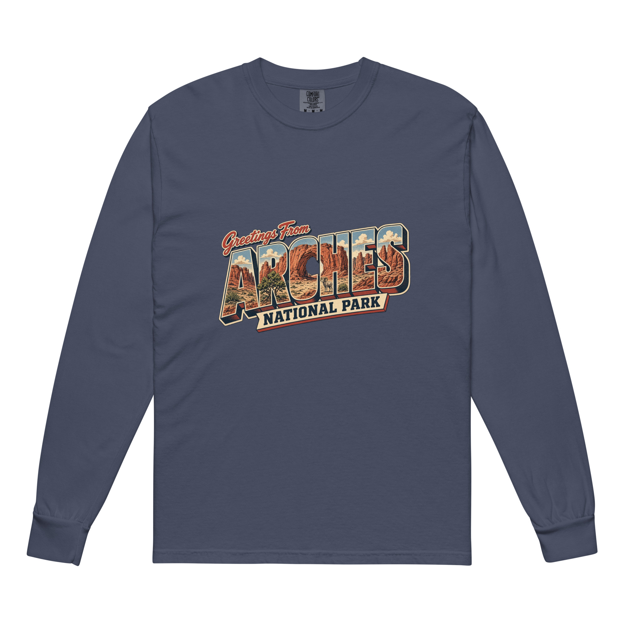 Arches National Park Postcard Long Sleeve - Image 3