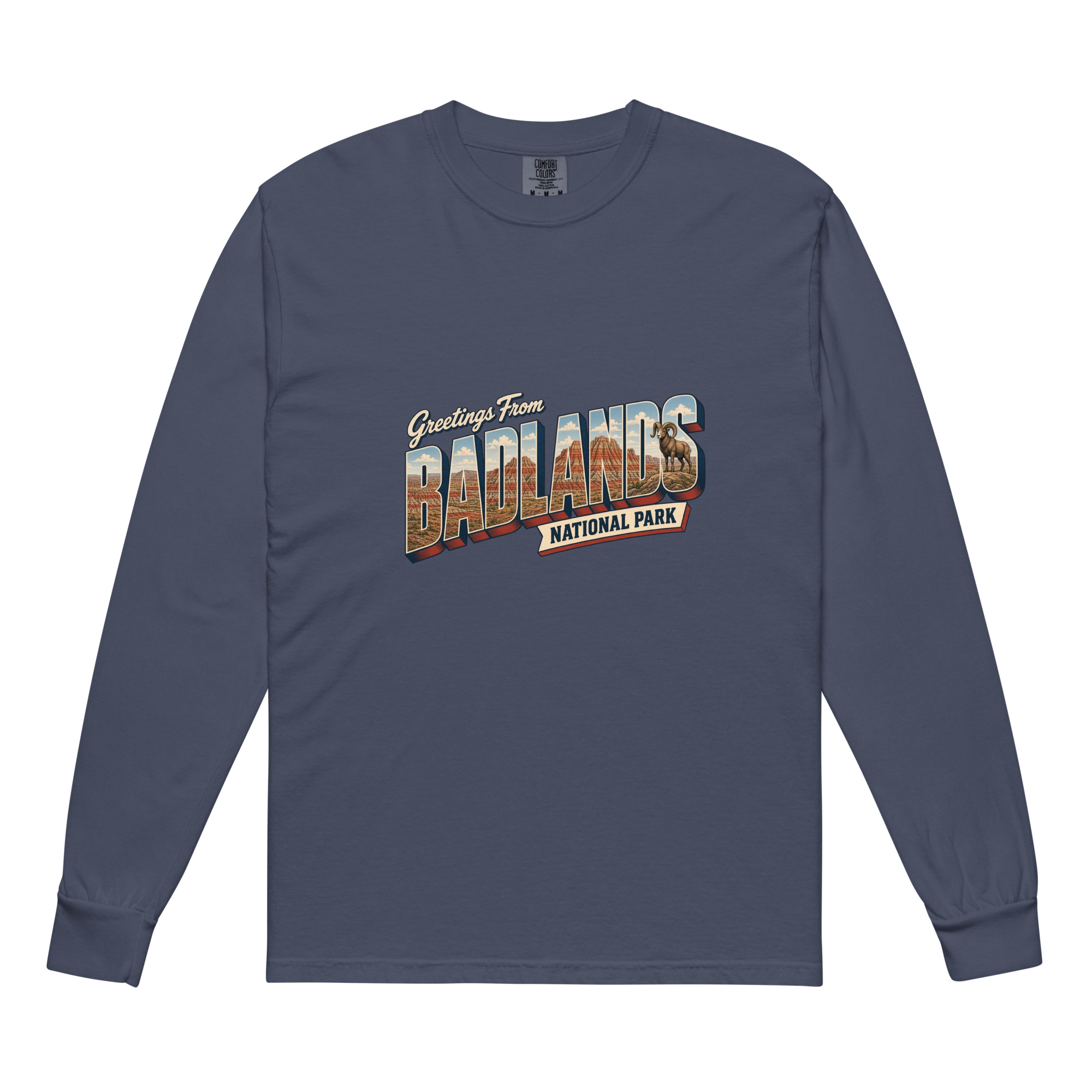 Badlands National Park Postcard Long Sleeve