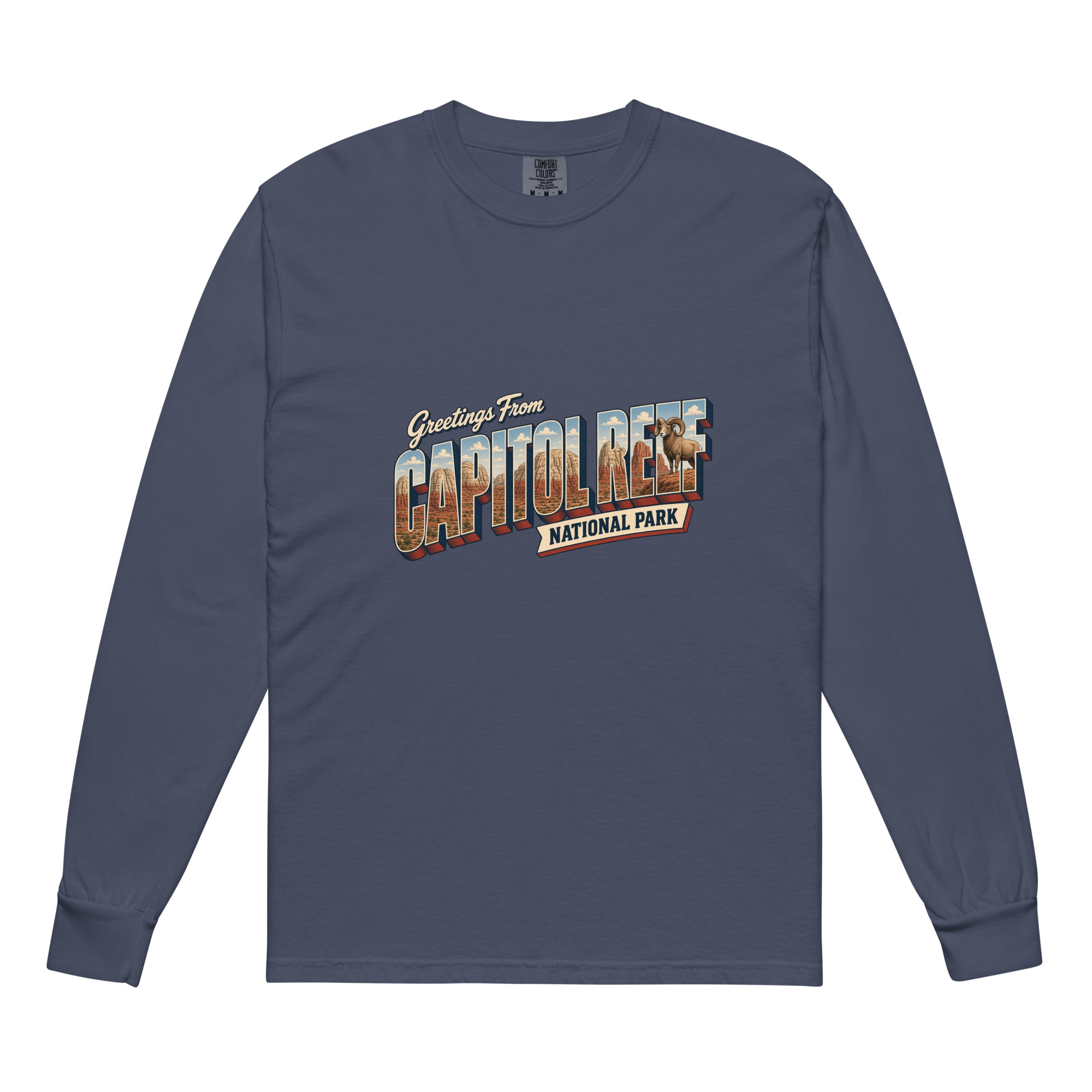 Capitol Reef National Park Postcard Long Sleeve - Image 3