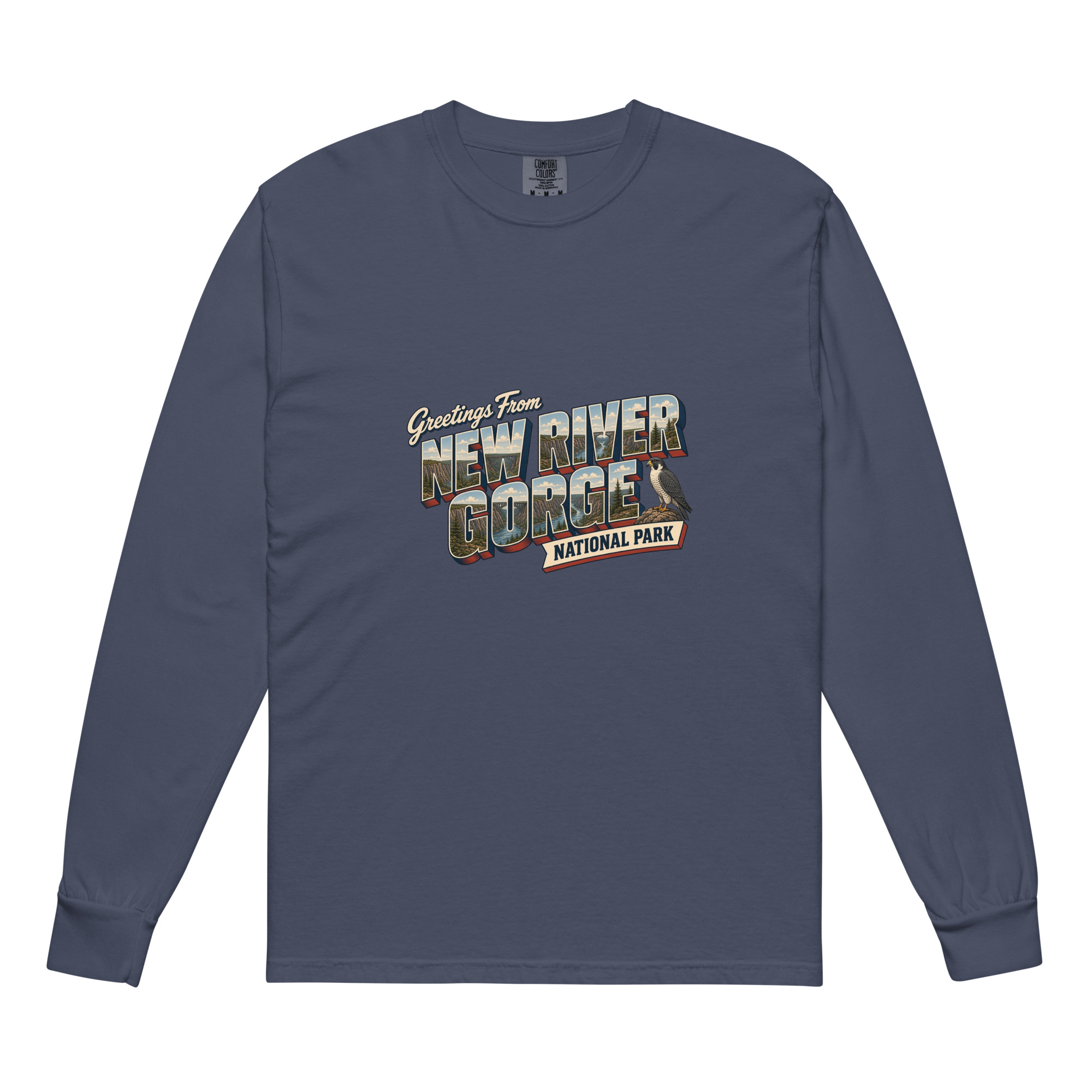 New River Gorge National Park Postcard Long Sleeve - Image 3