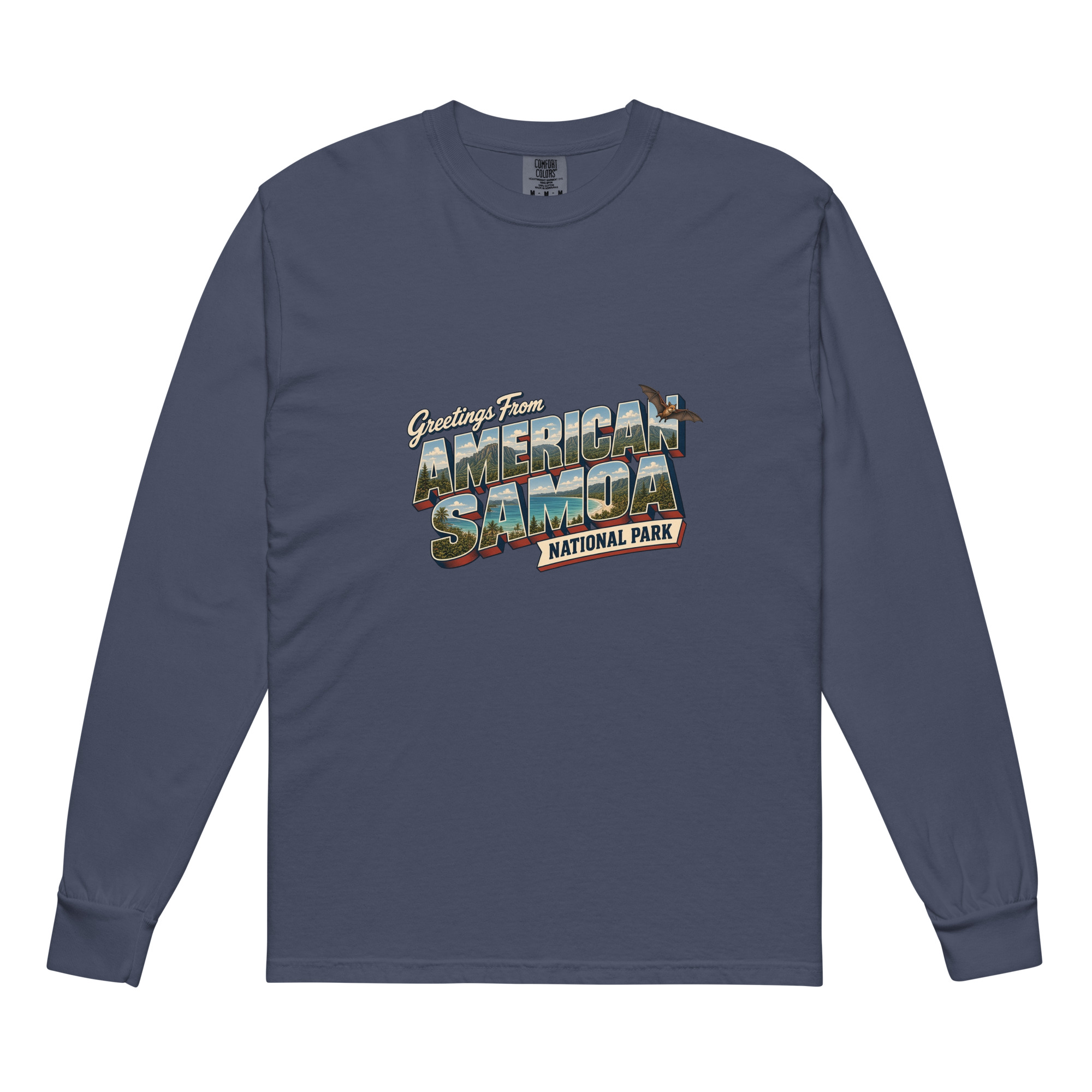 American Samoa National Park Postcard Long Sleeve - Image 3