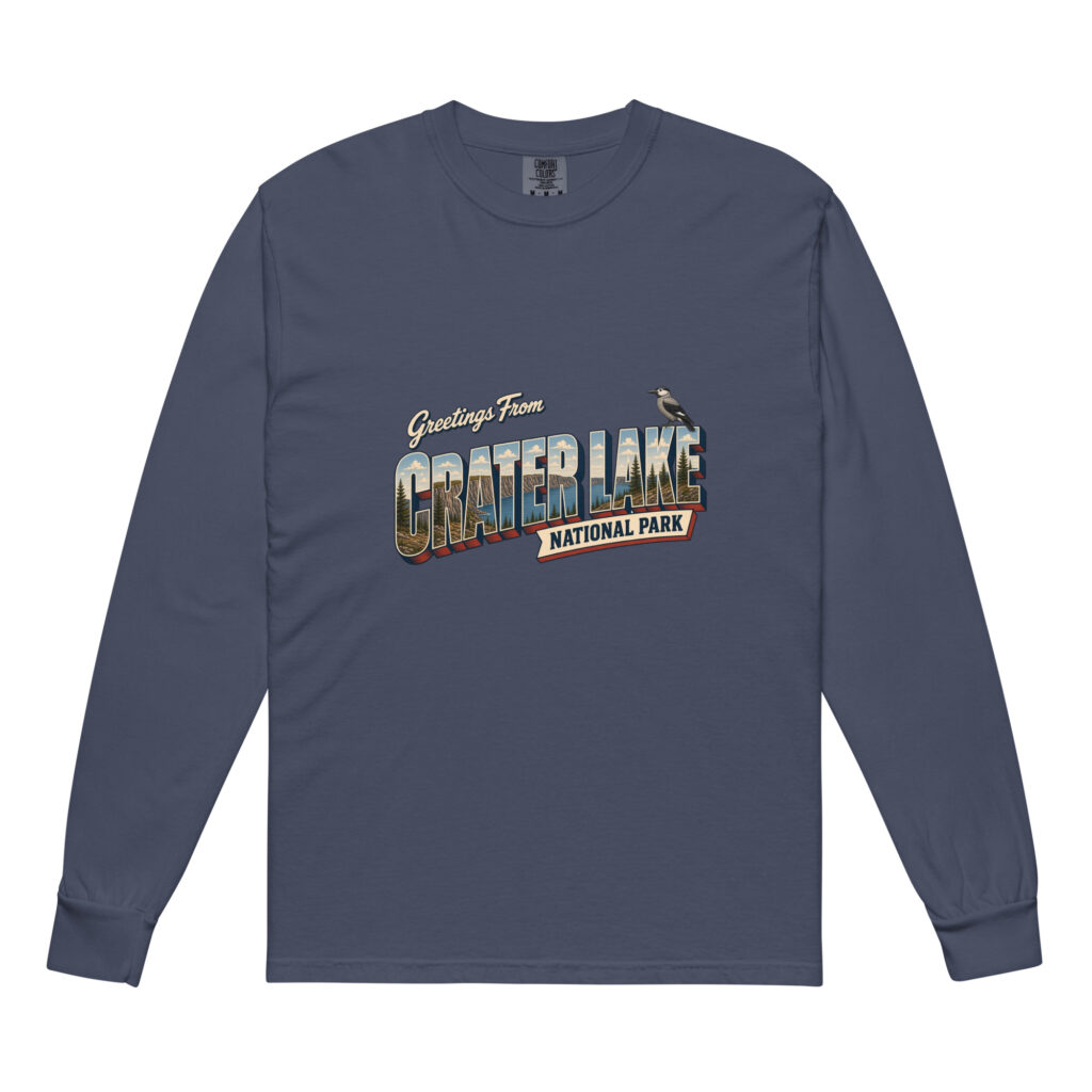 Crater Lake National Park Postcard Long Sleeve