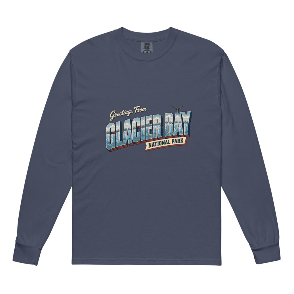 Glacier Bay National Park Postcard Long Sleeve