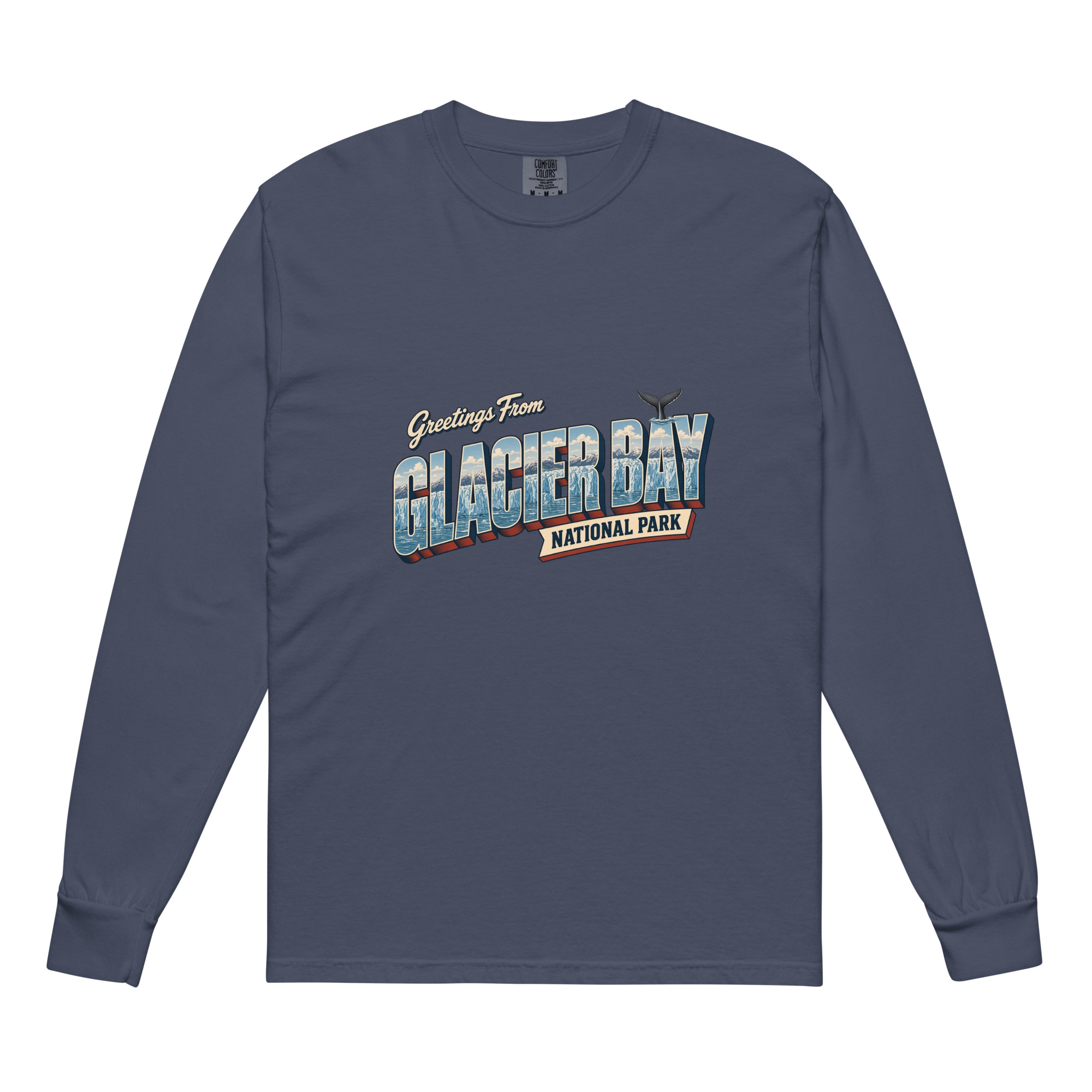 Glacier Bay National Park Postcard Long Sleeve