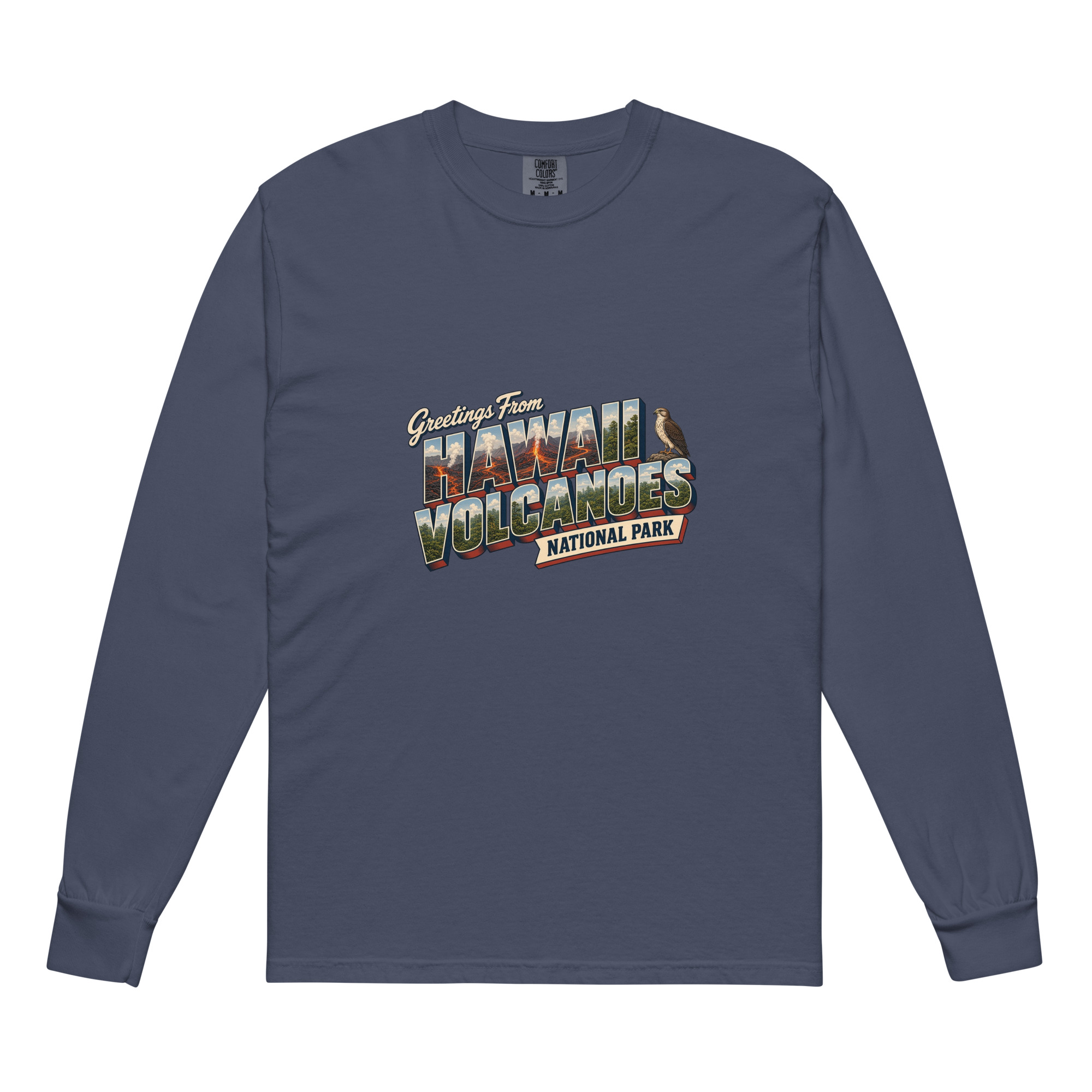 Hawaiʻi Volcanoes National Park Postcard Long Sleeve - Image 3
