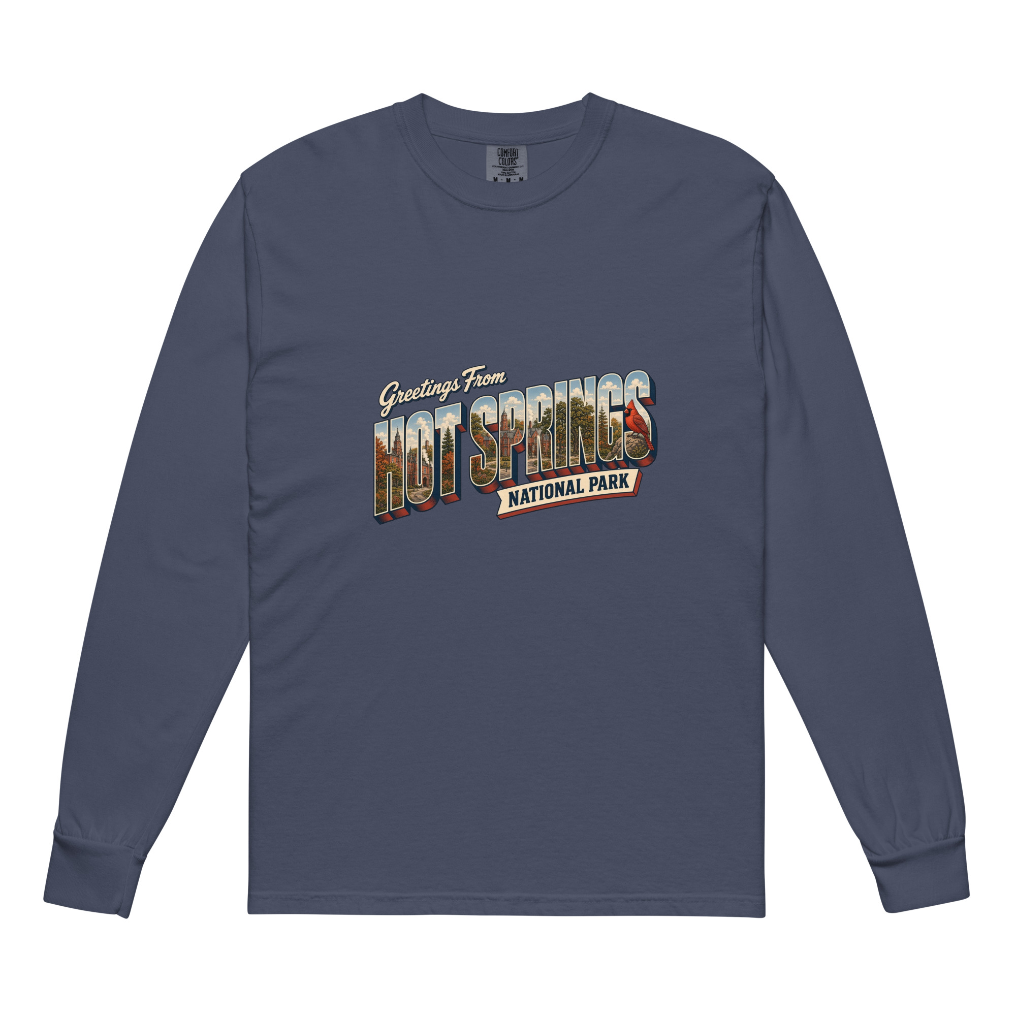 Hot Springs National Park Postcard Long Sleeve - Image 3