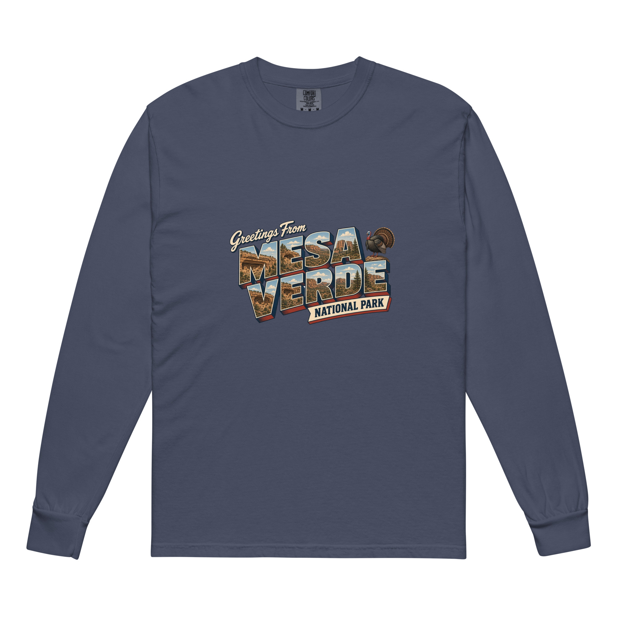 Mesa Verde National Park Postcard Long Sleeve - Image 3
