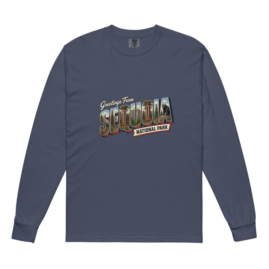 Sequoia National Park Postcard Long Sleeve
