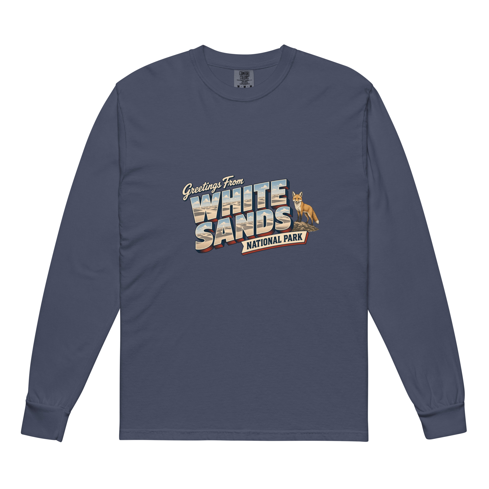 White Sands National Park Postcard Long Sleeve - Image 3