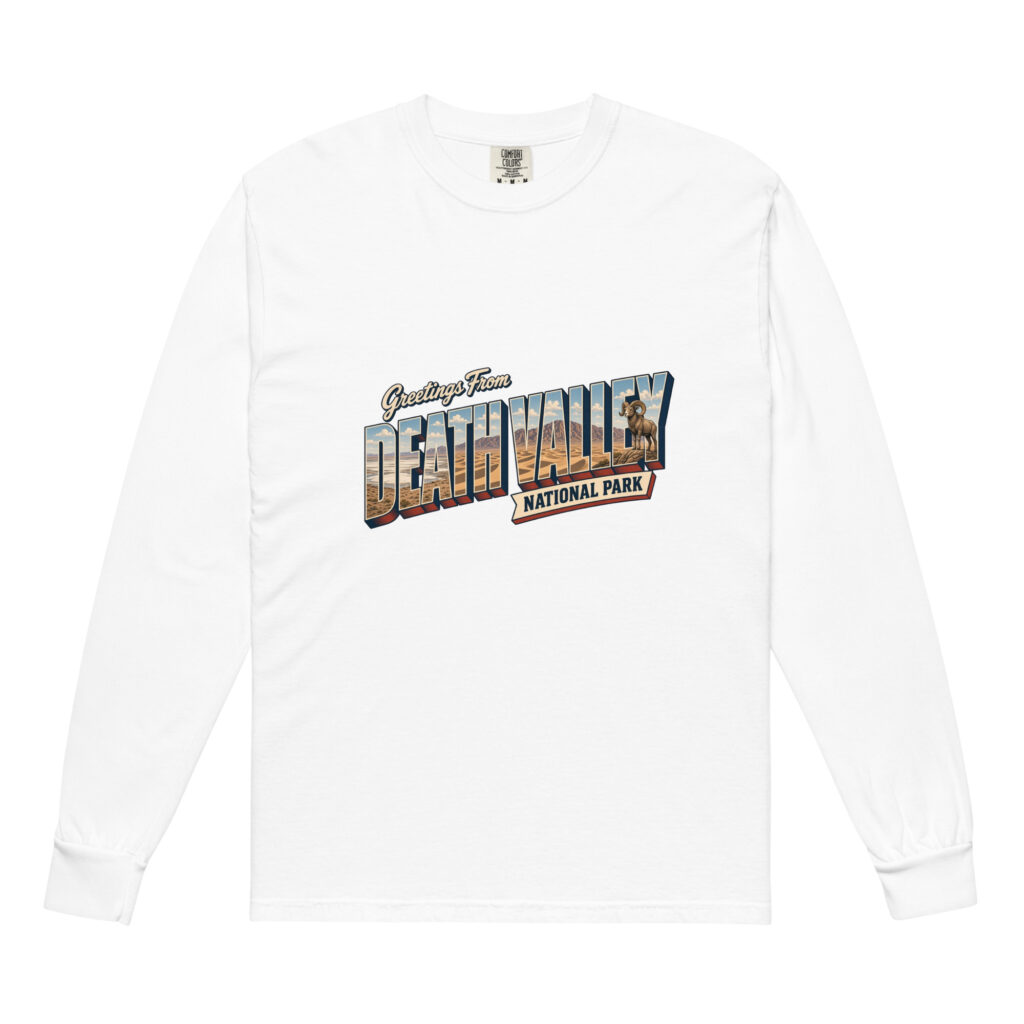 Death Valley National Park Postcard Long Sleeve
