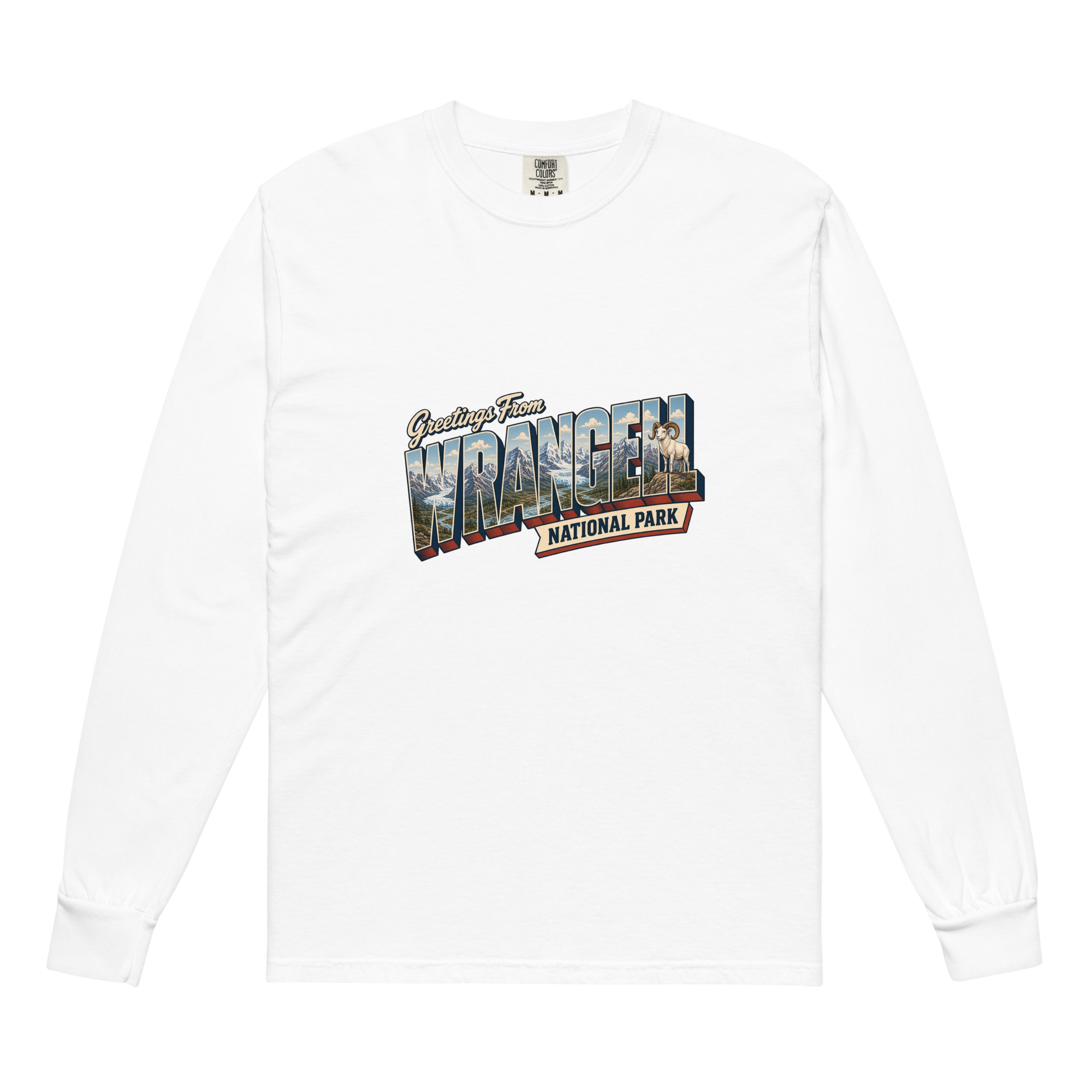 Wrangell–St. Elias National Park Postcard Long Sleeve - Image 6