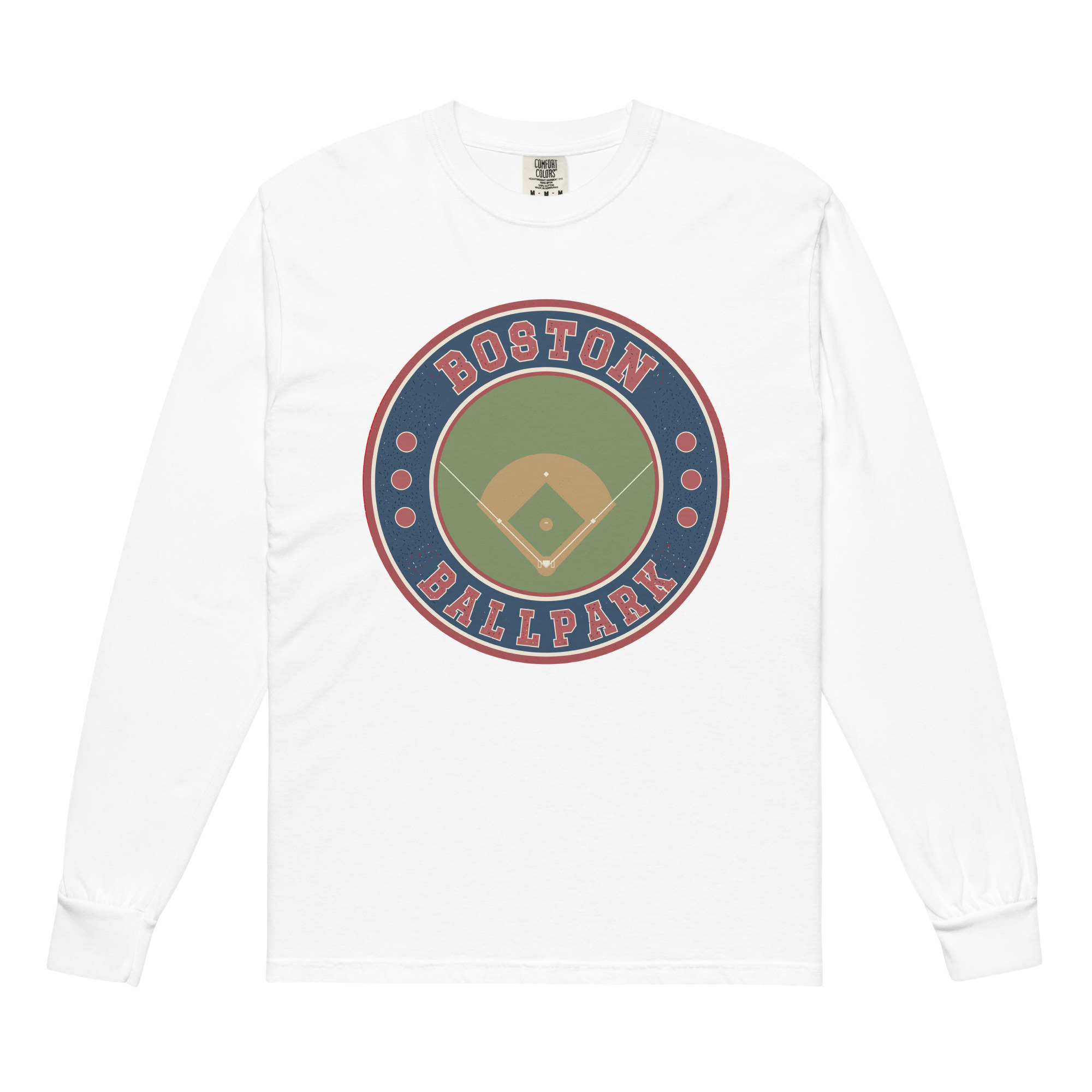 Boston Our First Visit Stamp Long Sleeve - Image 3