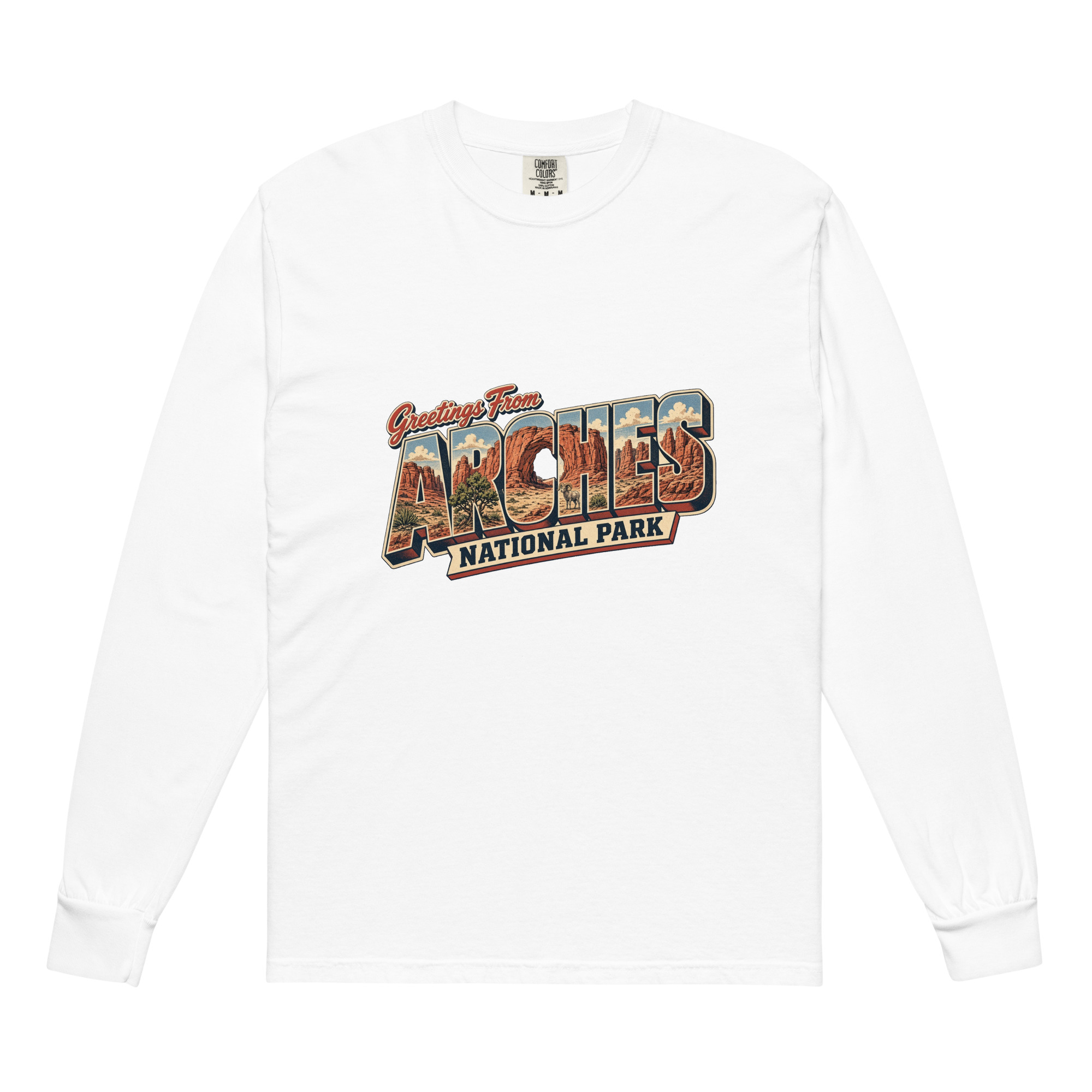 Arches National Park Postcard Long Sleeve - Image 6