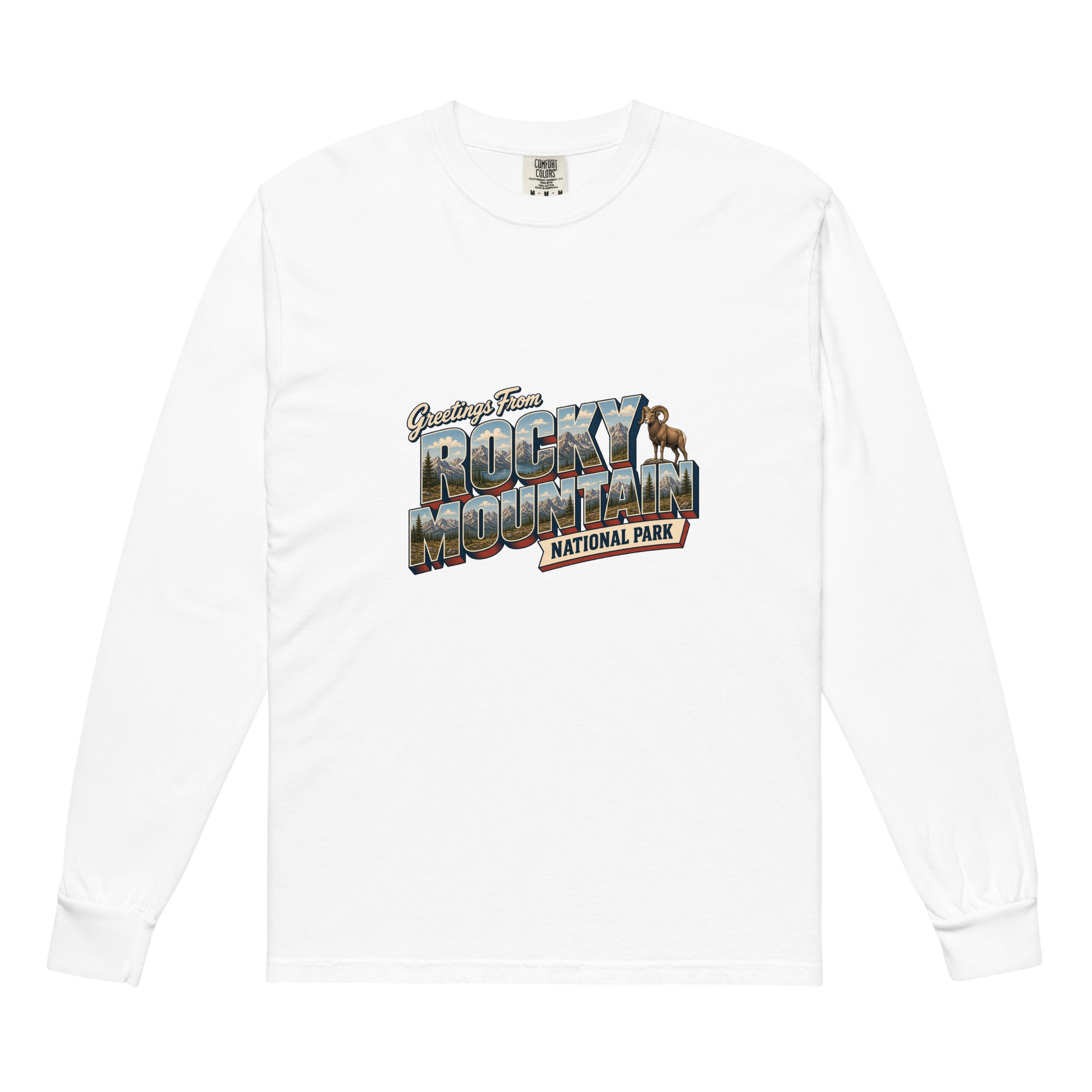 Rocky Mountain National Park Postcard Long Sleeve - Image 6
