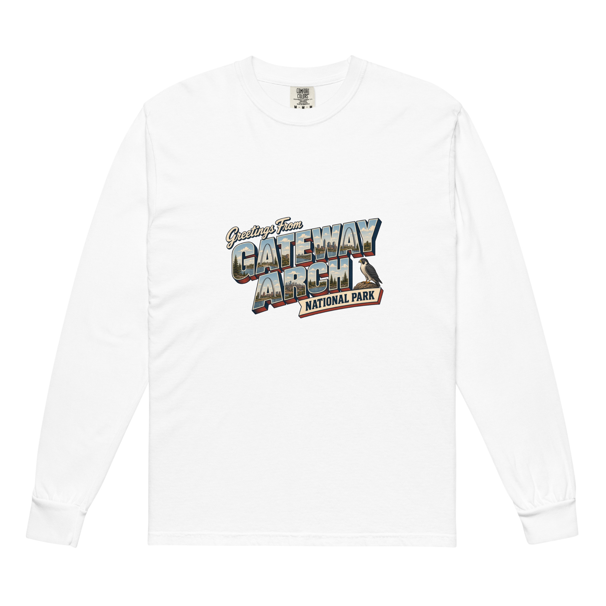 Gateway Arch National Park Postcard Long Sleeve - Image 6