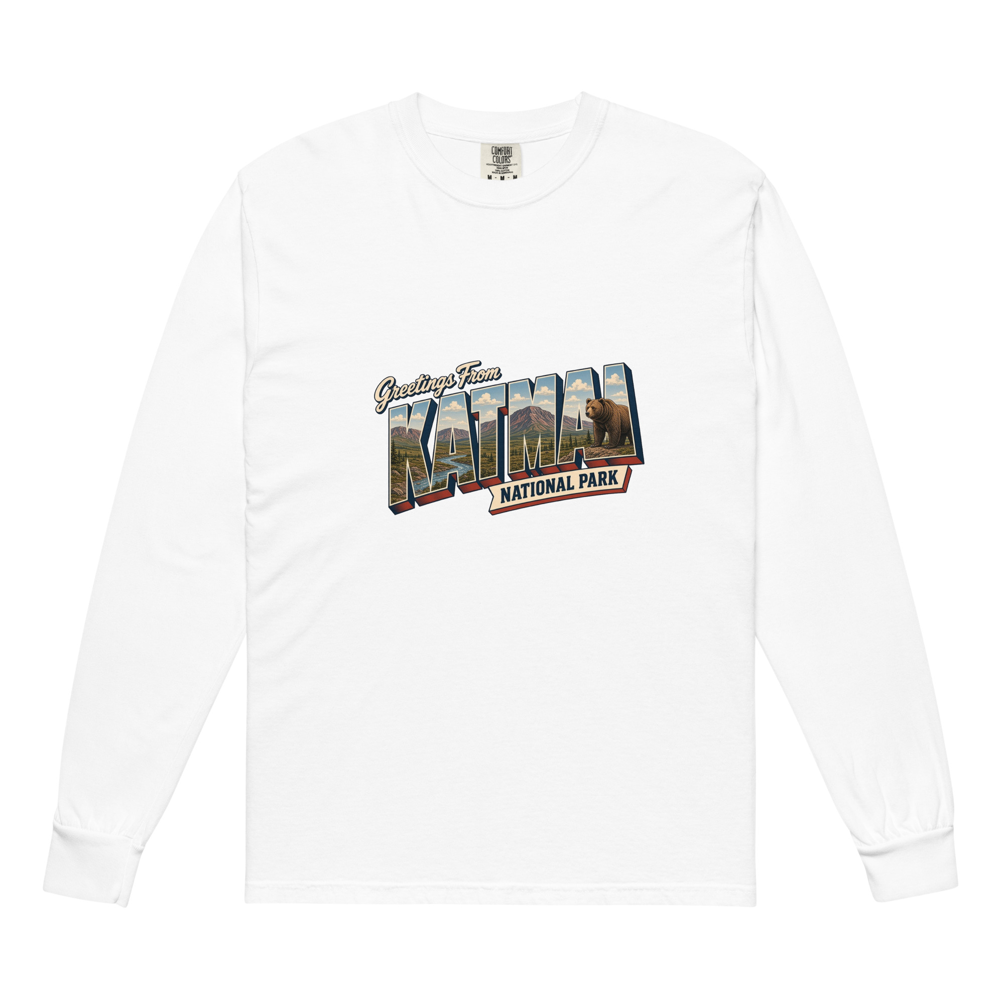 Katmai National Park Postcard Long Sleeve - Image 6
