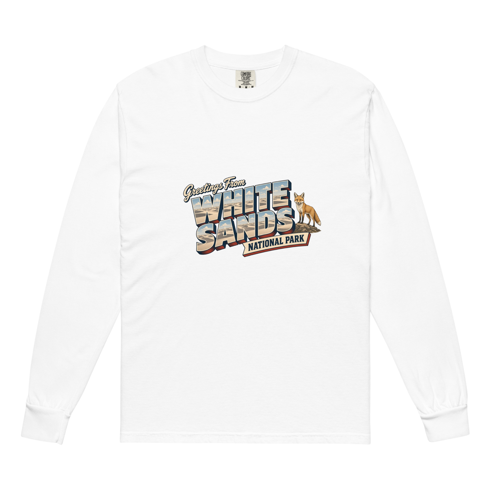 White Sands National Park Postcard Long Sleeve - Image 6
