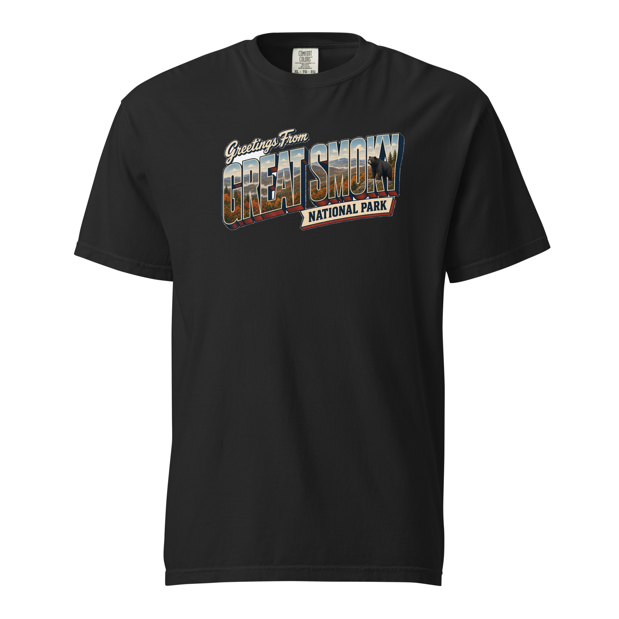 Great Smoky Mountains National Park Postcard Tee - Image 2
