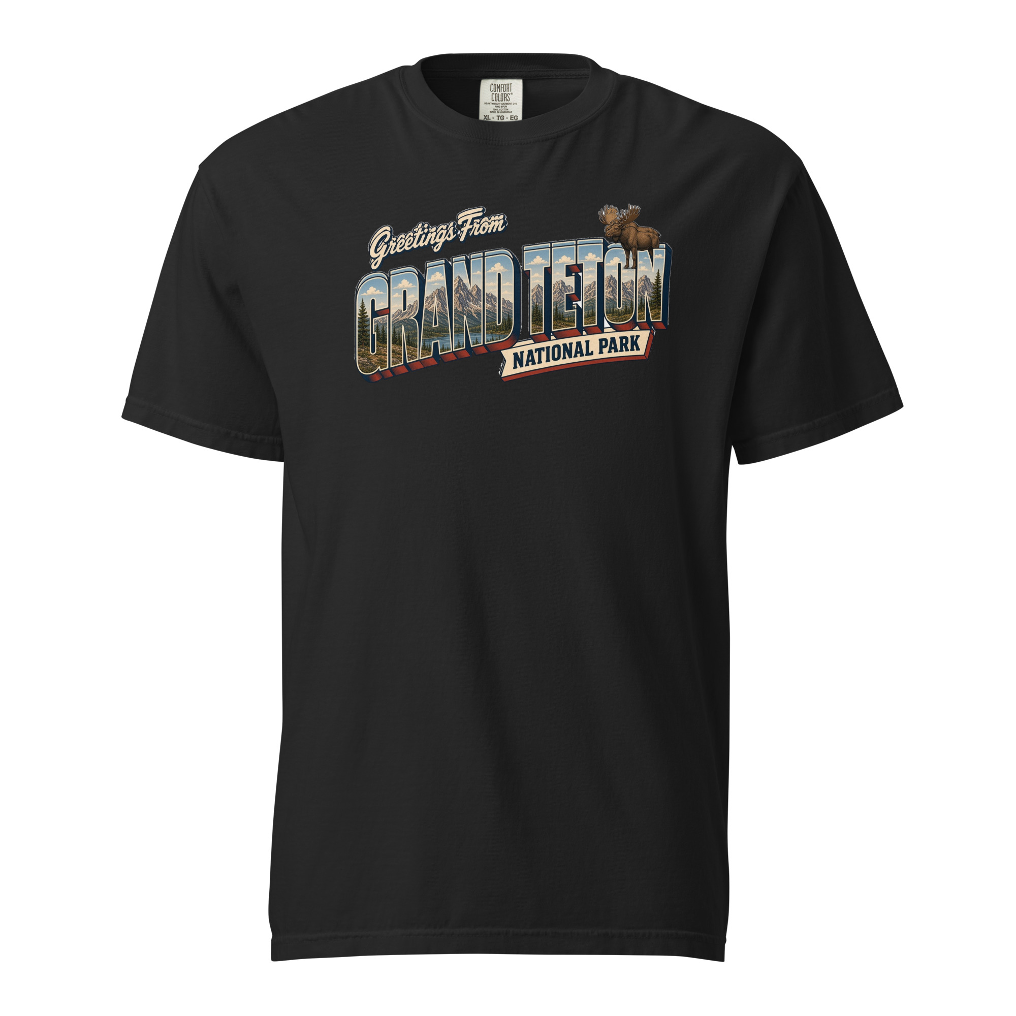Grand Teton National Park Postcard Tee - Image 2