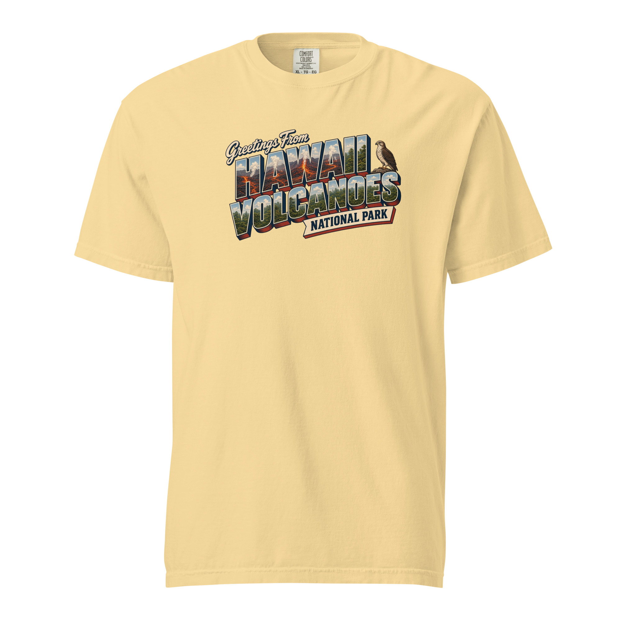 Hawaiʻi Volcanoes National Park Postcard Tee - Image 8