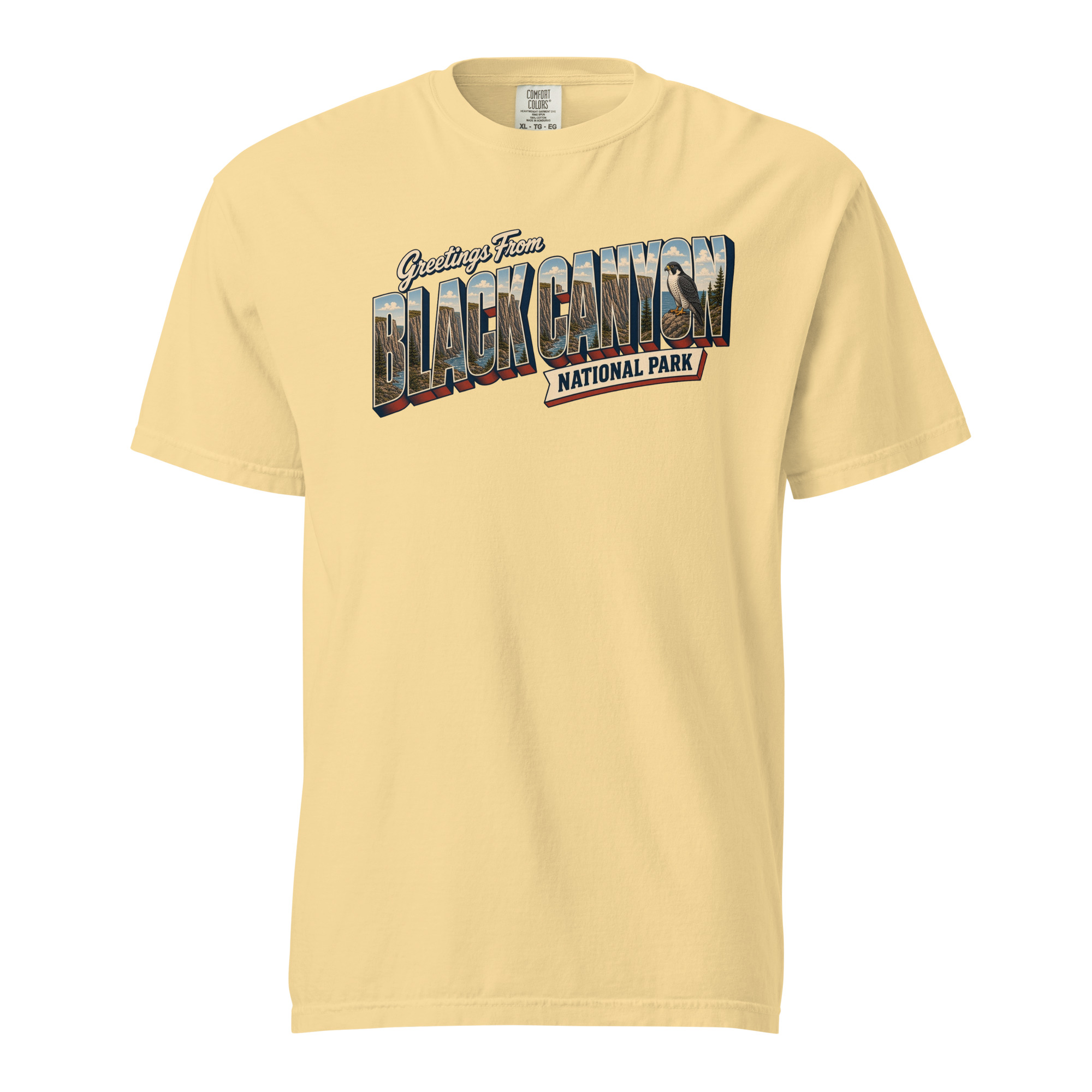 Black Canyon of the Gunnison National Park Postcard Tee - Image 8