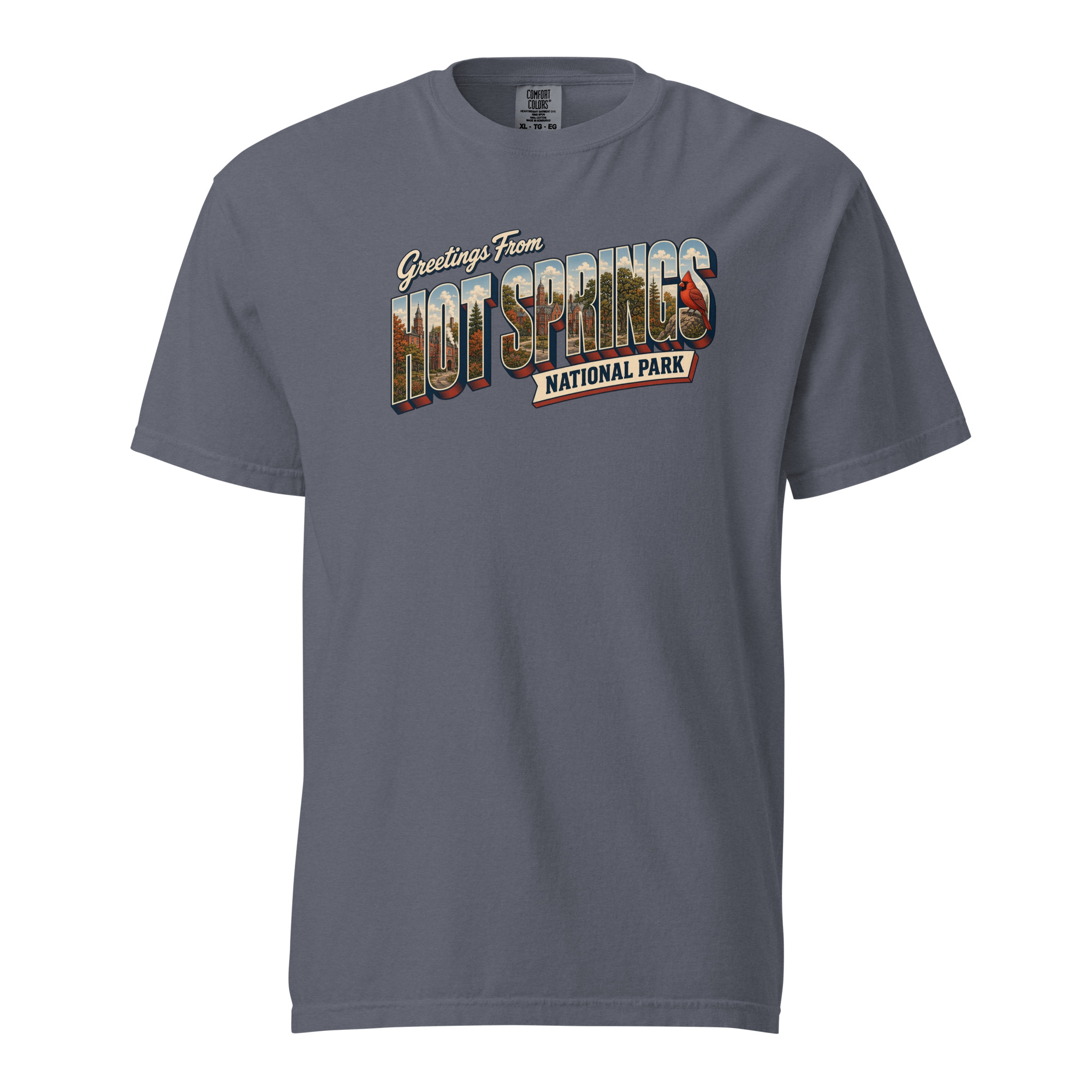 Hot Springs National Park Postcard Tee