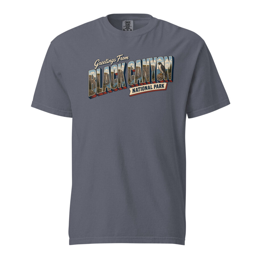Black Canyon of the Gunnison National Park Postcard Tee