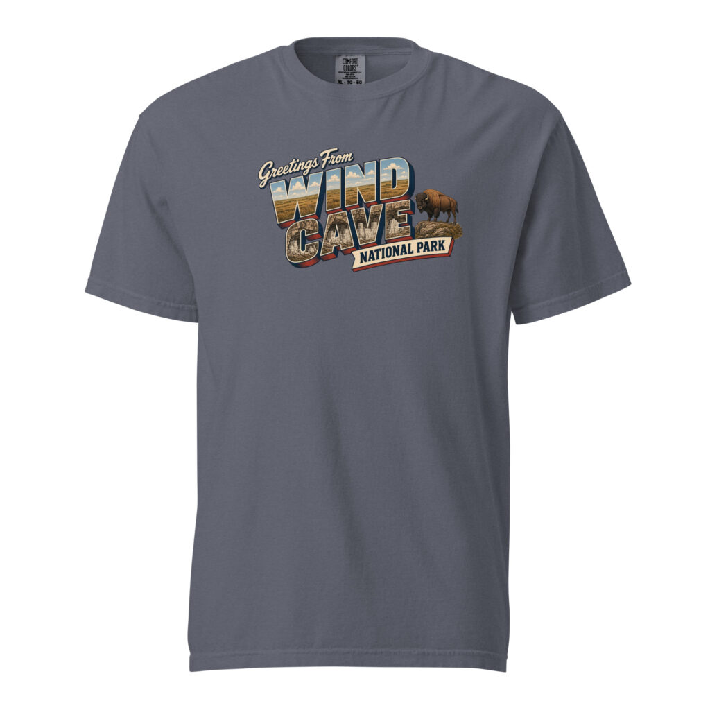 Wind Cave National Park Postcard Tee