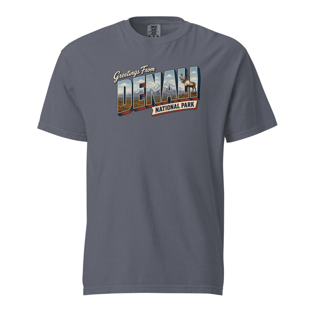 Denali National Park Postcard Tee