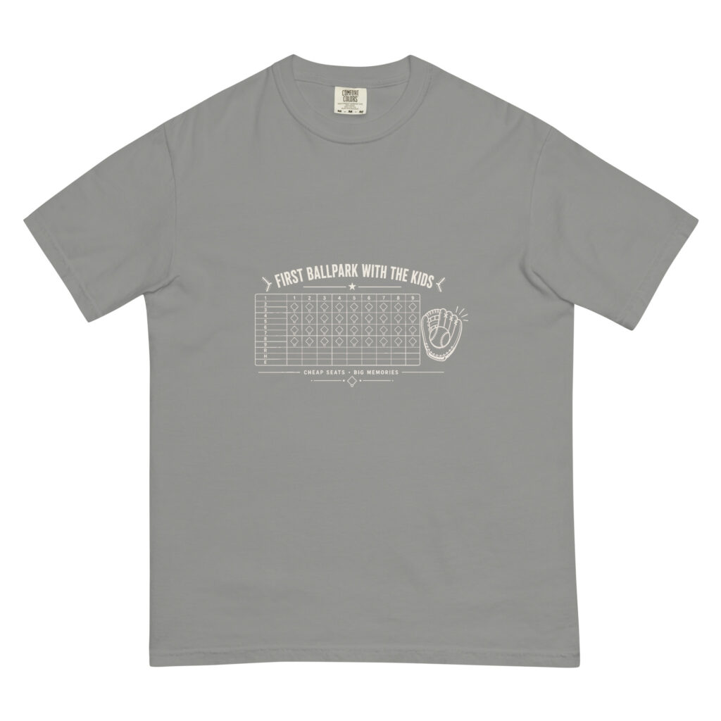 First Ballpark With The Kids Scorecard Tee (Dark)